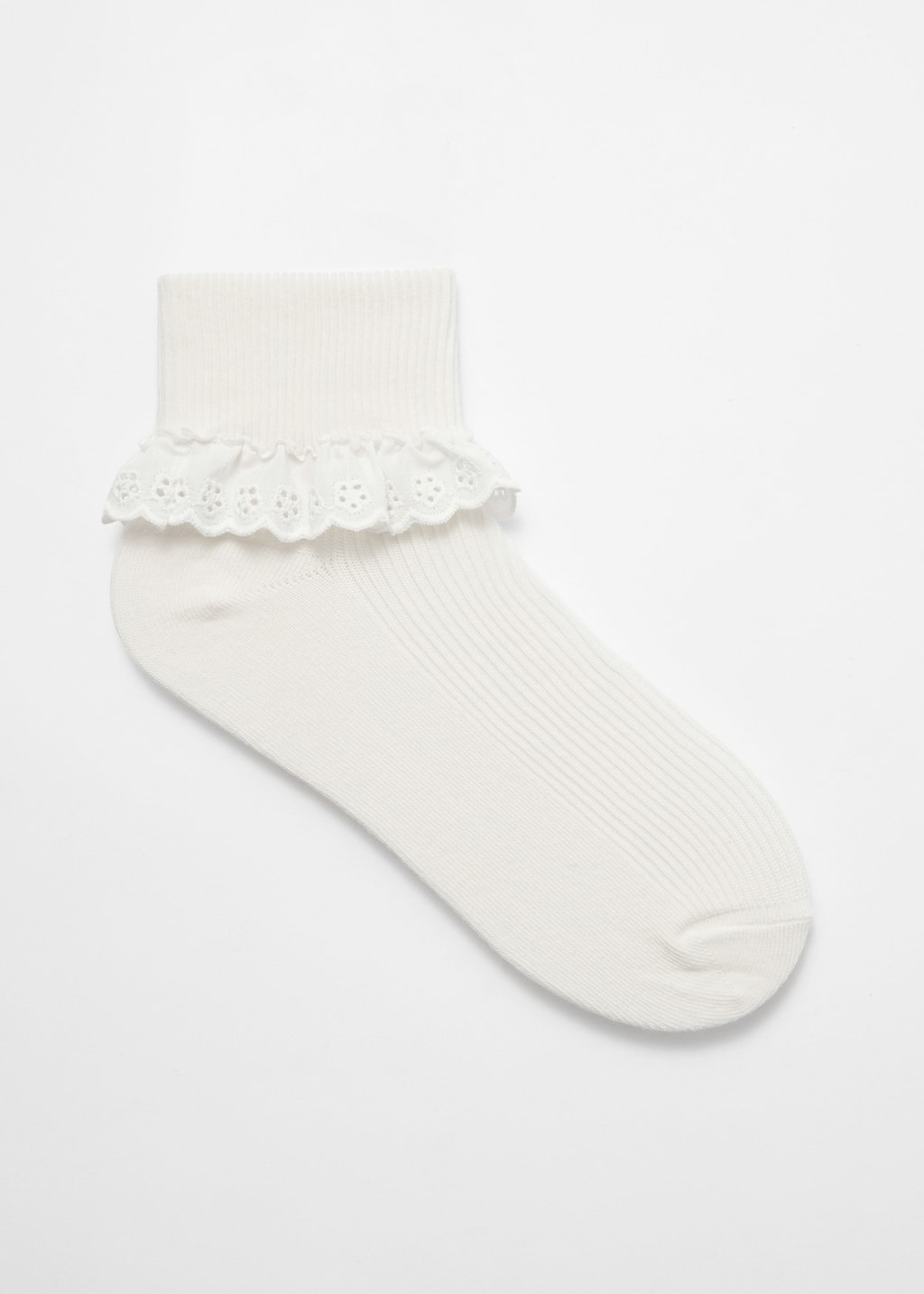 Image of Embroidered Frill Socks