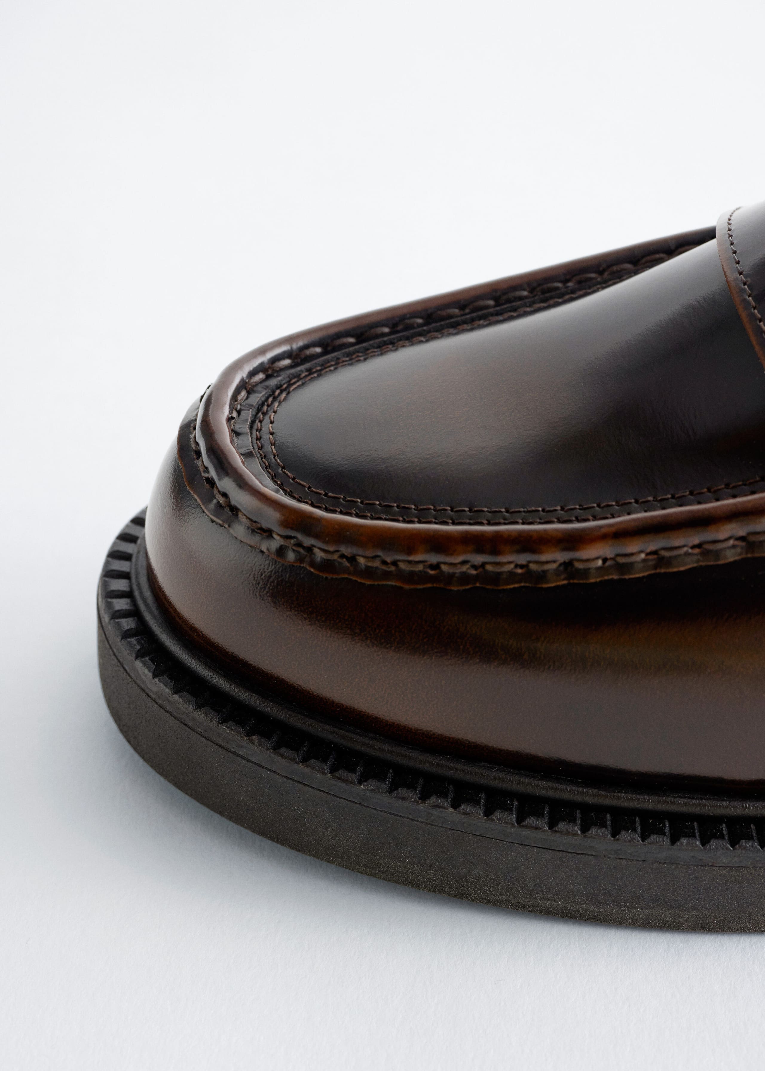 Image of Chunky Leather Loafers