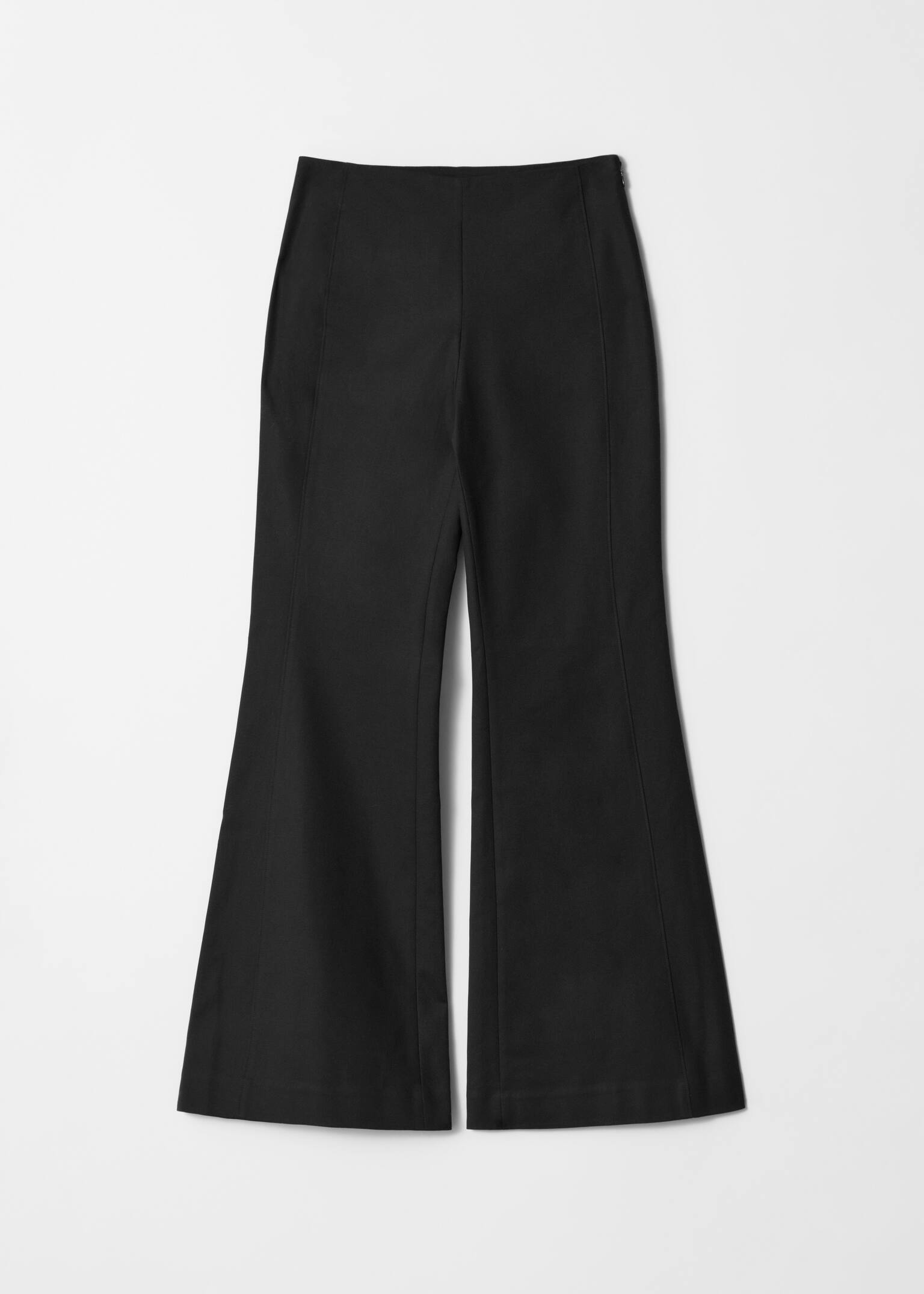 Pantalon slim évasé - Noir