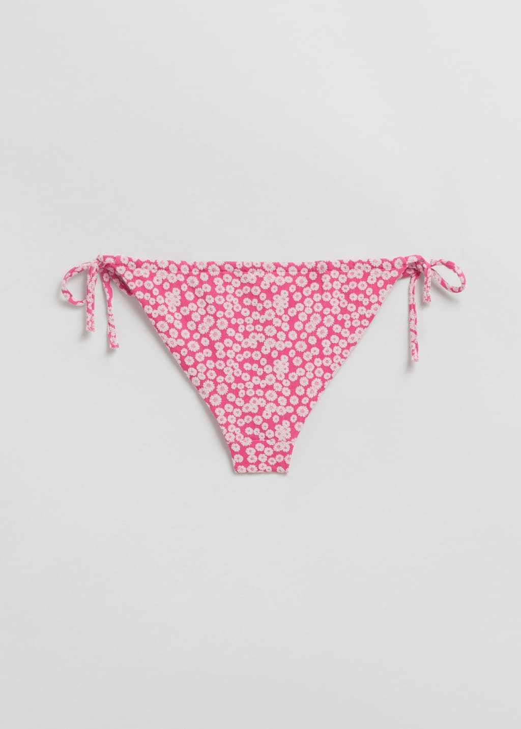 Bas de bikini texturé à nouer - Fuchsia - Still Life
