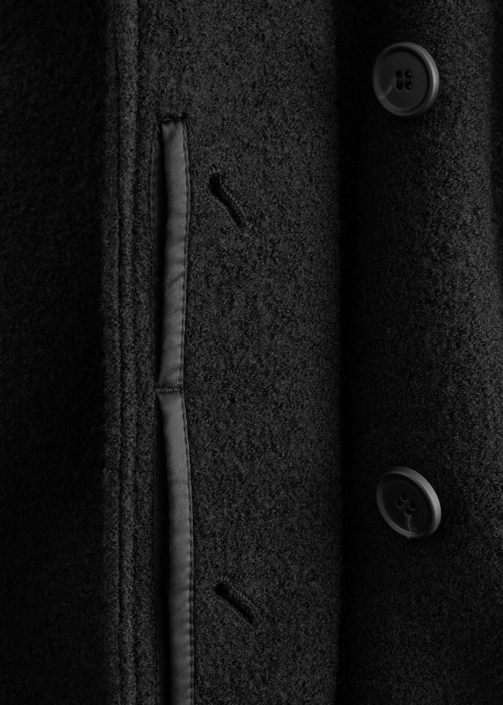 Image of Voluminous Belted Wool Coat