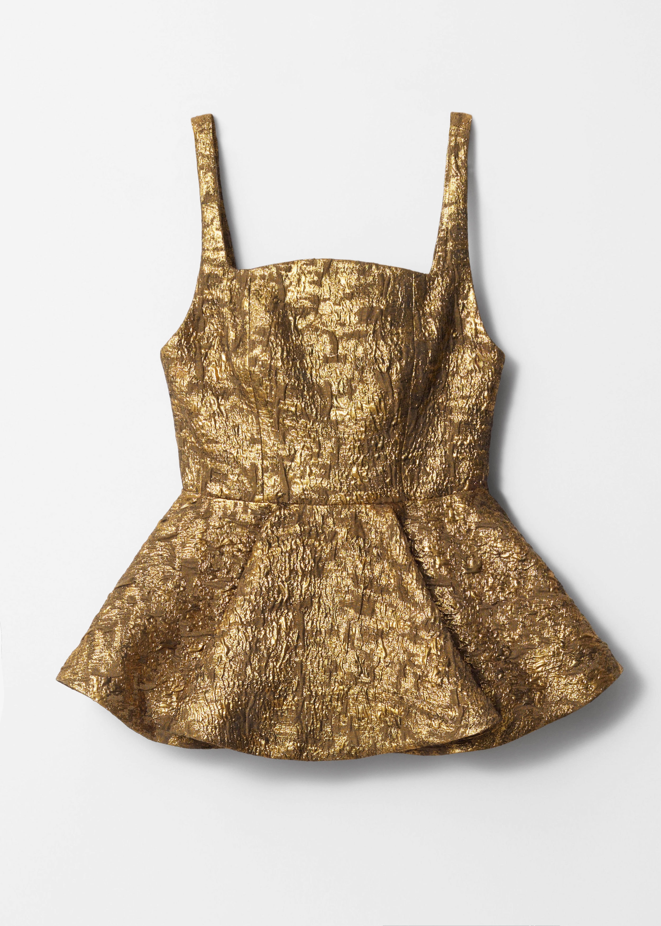 トップス MARTE Jacquard Peplum Vest MARTE Jacquard Peplum Vest