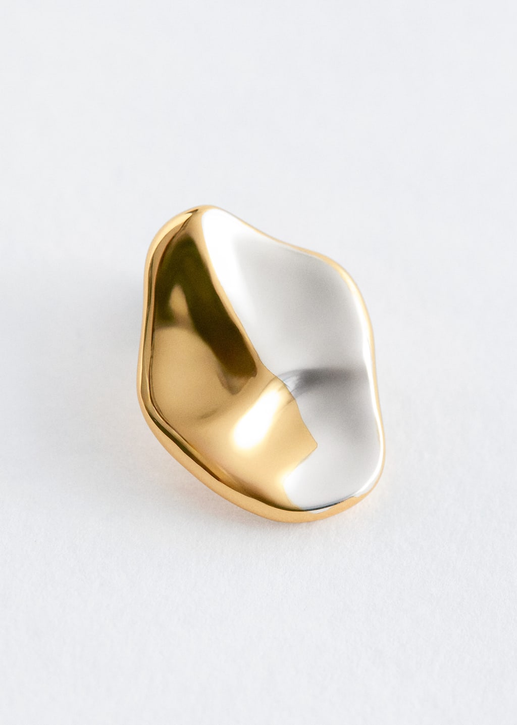 Image of Two-Toned Plate Earrings