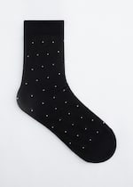 Noir/Pois blancs
