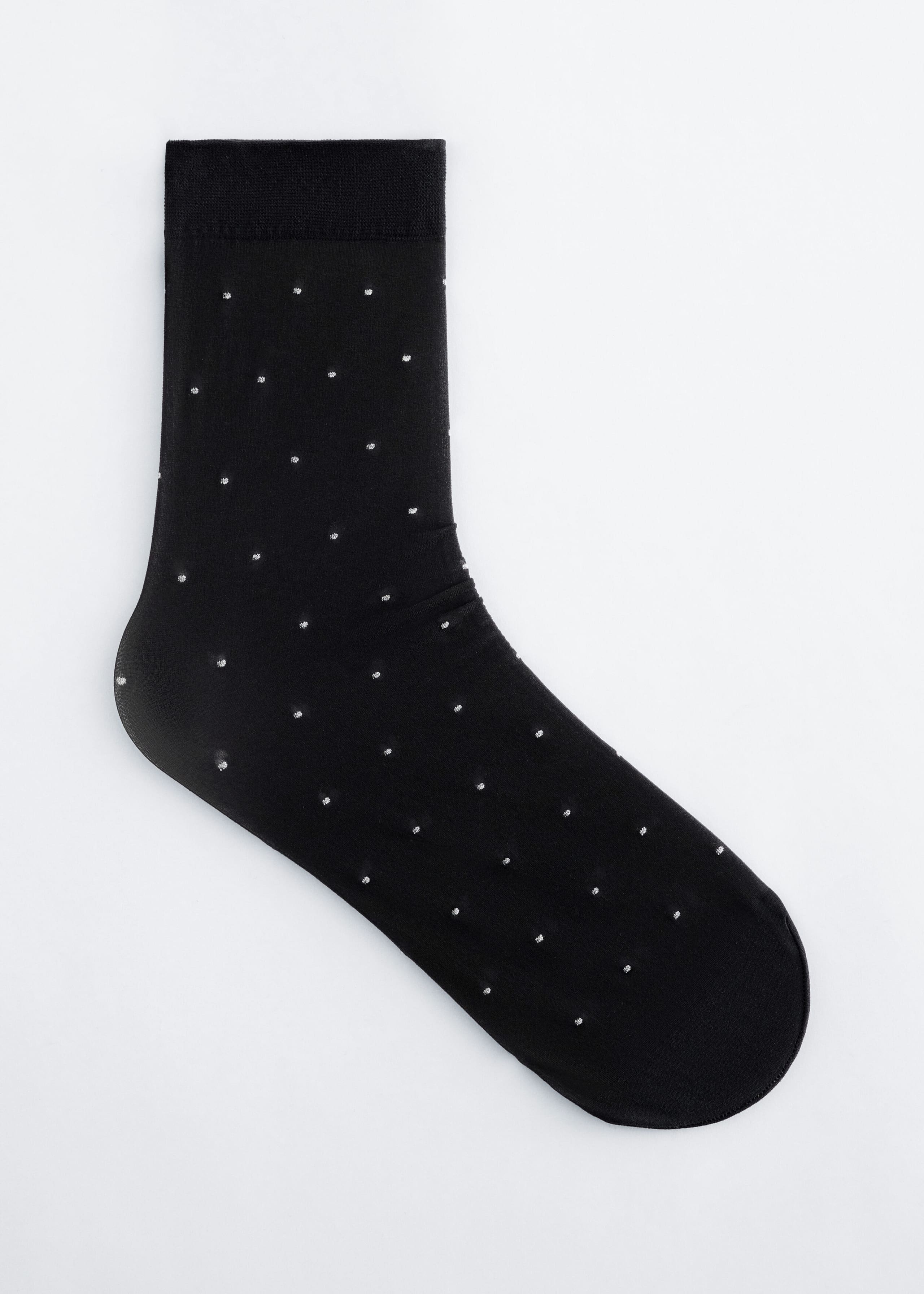 Image of Sheer Dotted Socks