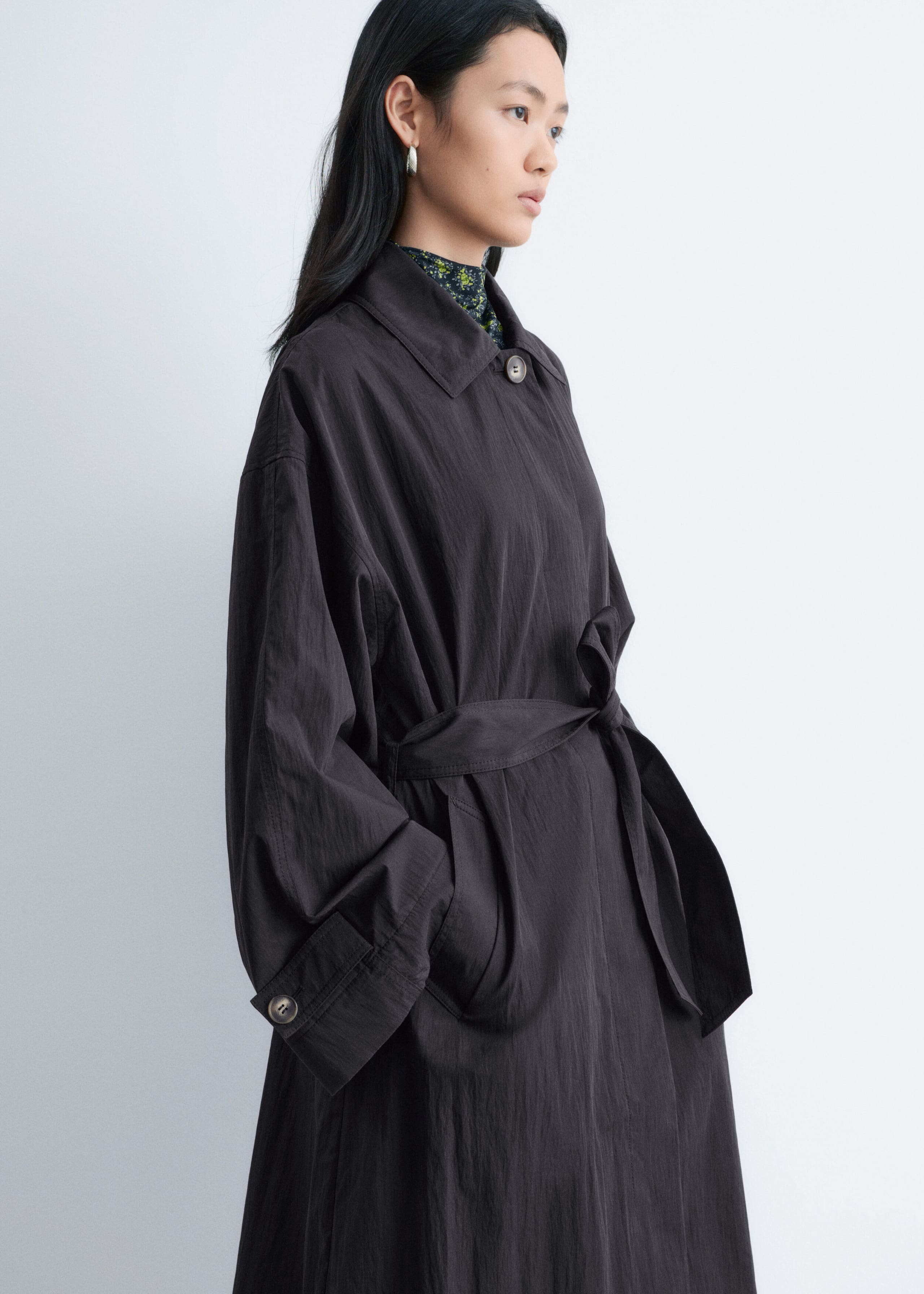 Image of Belted Car Coat