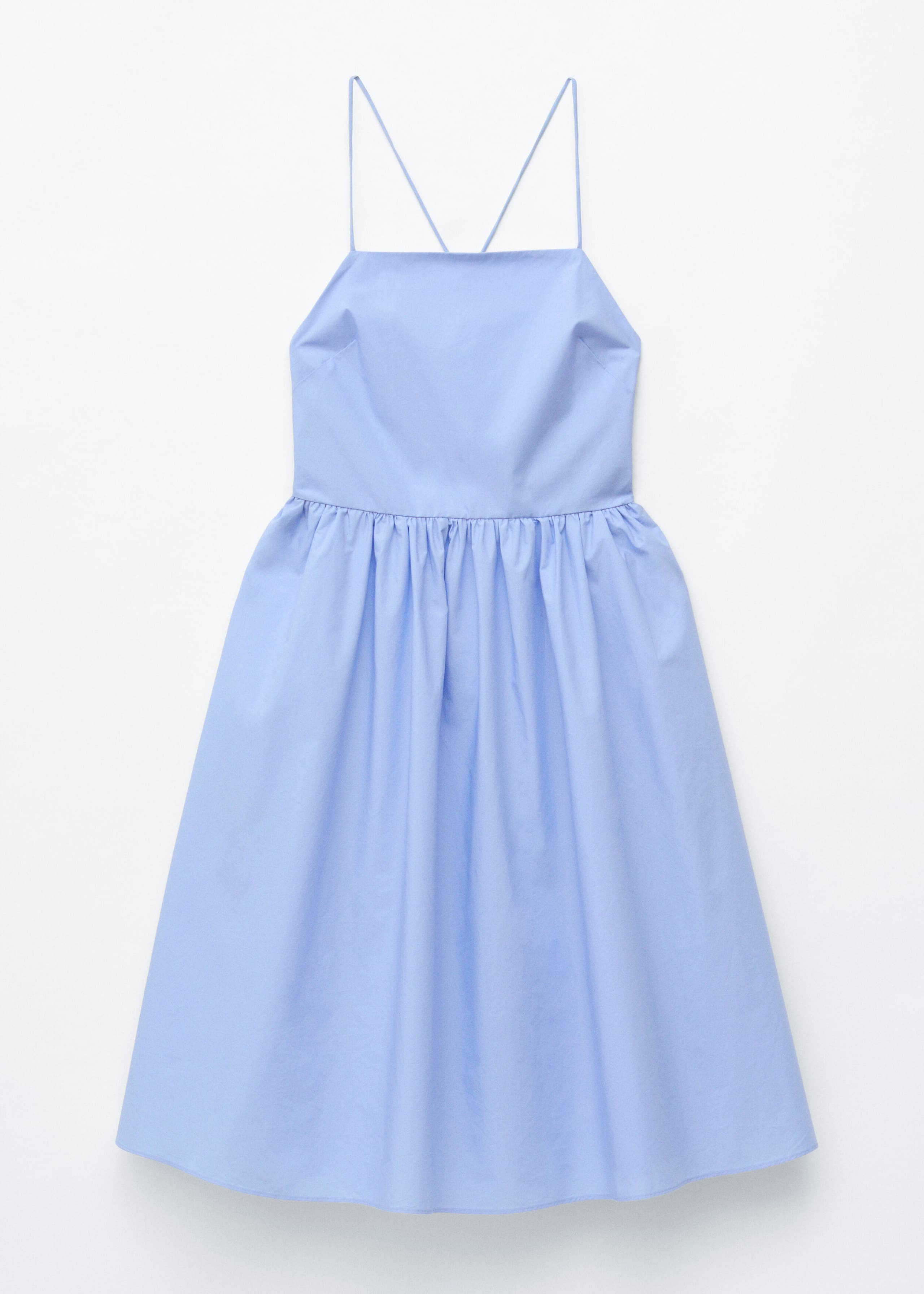 Cotton Midi Dress - Light Blue - Still Life