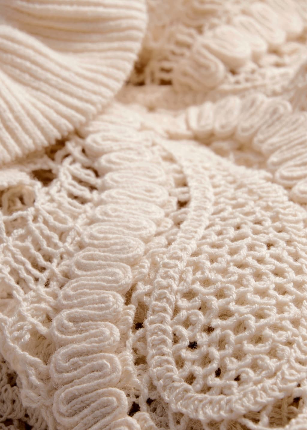 Image of Häkelbluse mit Paisley-Muster