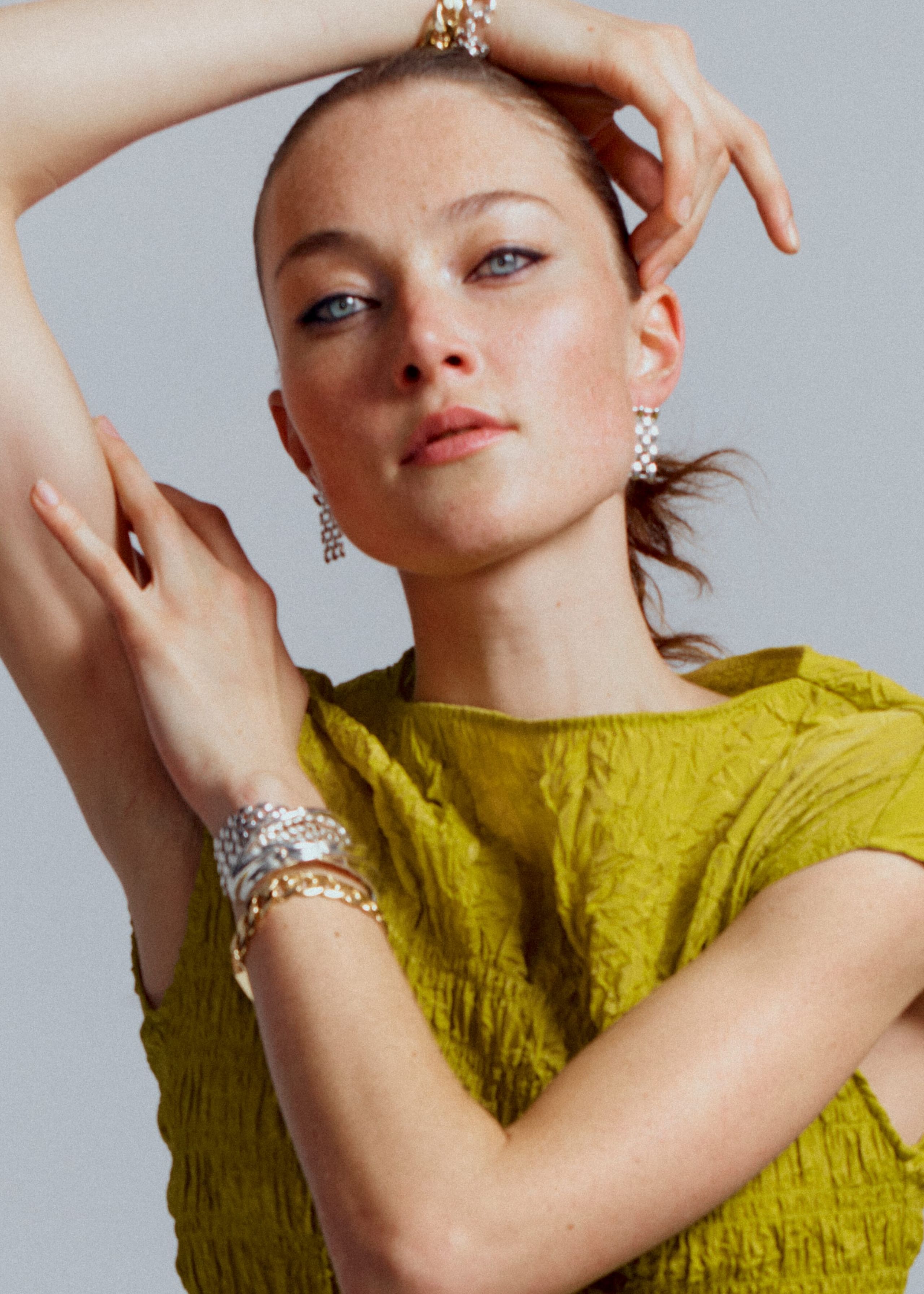 Image of Tubular Bangle Set