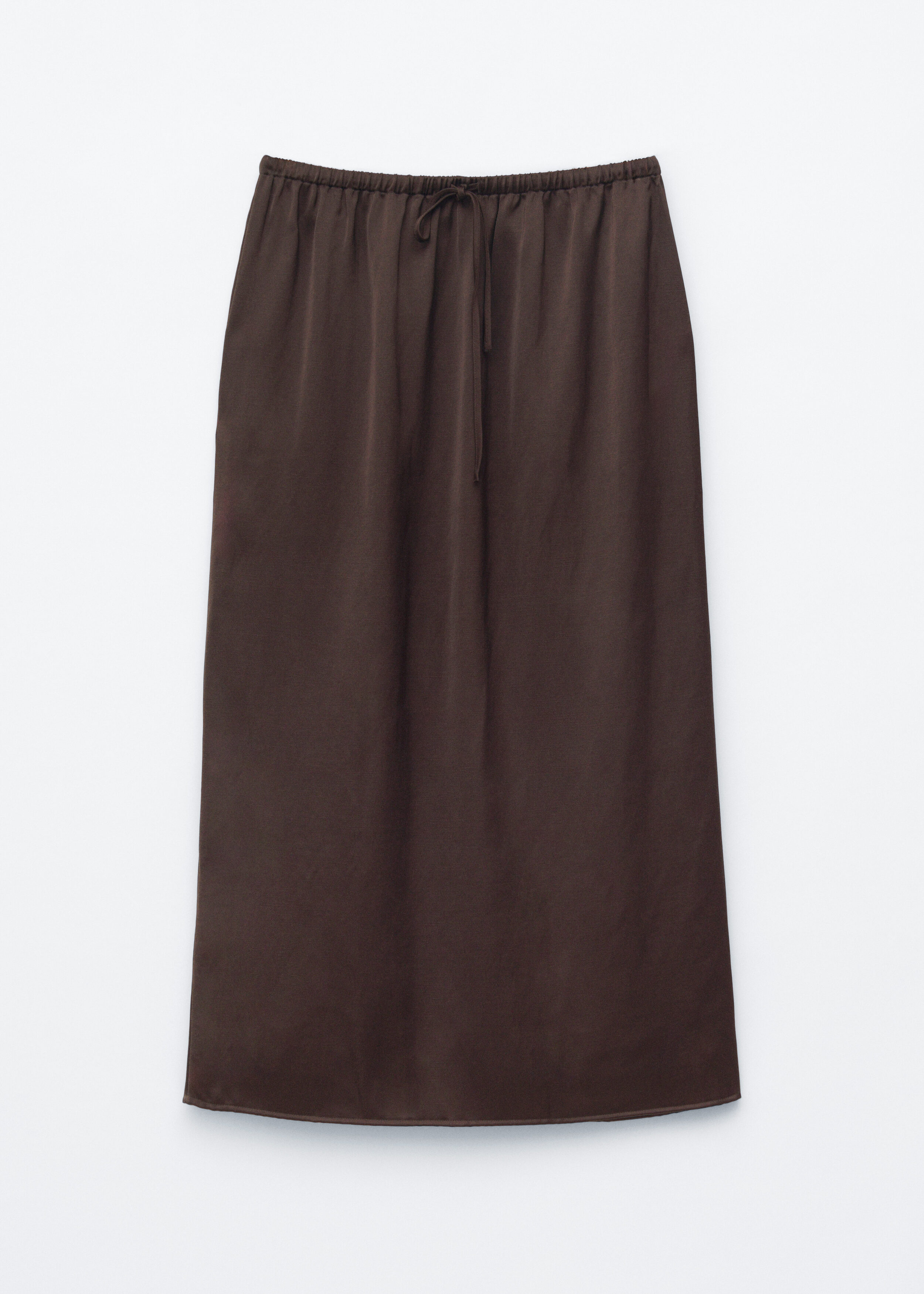 Drawstring Midi Skirt