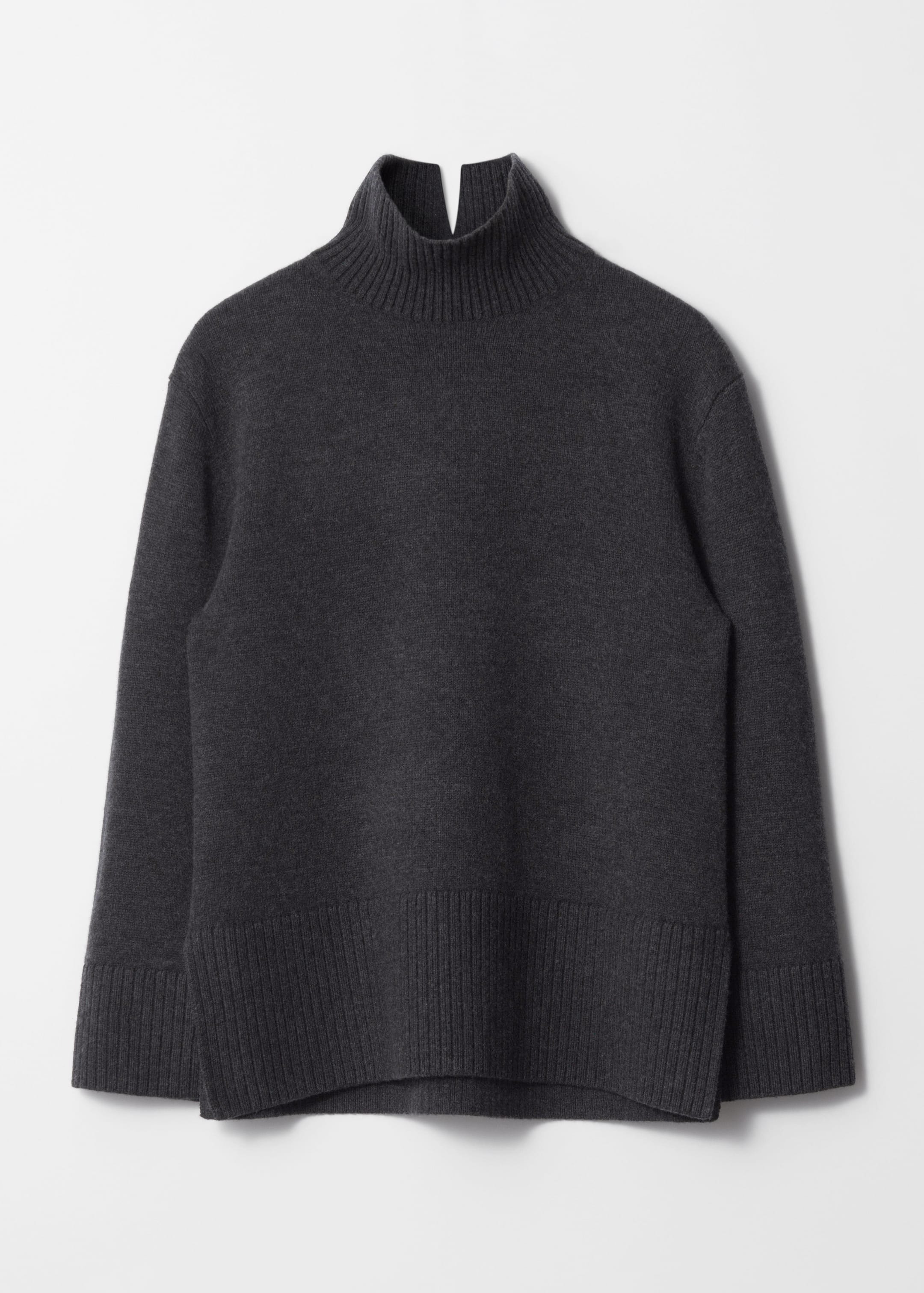 Grotere afbeelding bekijken: Oversized wollen coltrui - Zwart - DAMES | H&M NL 1