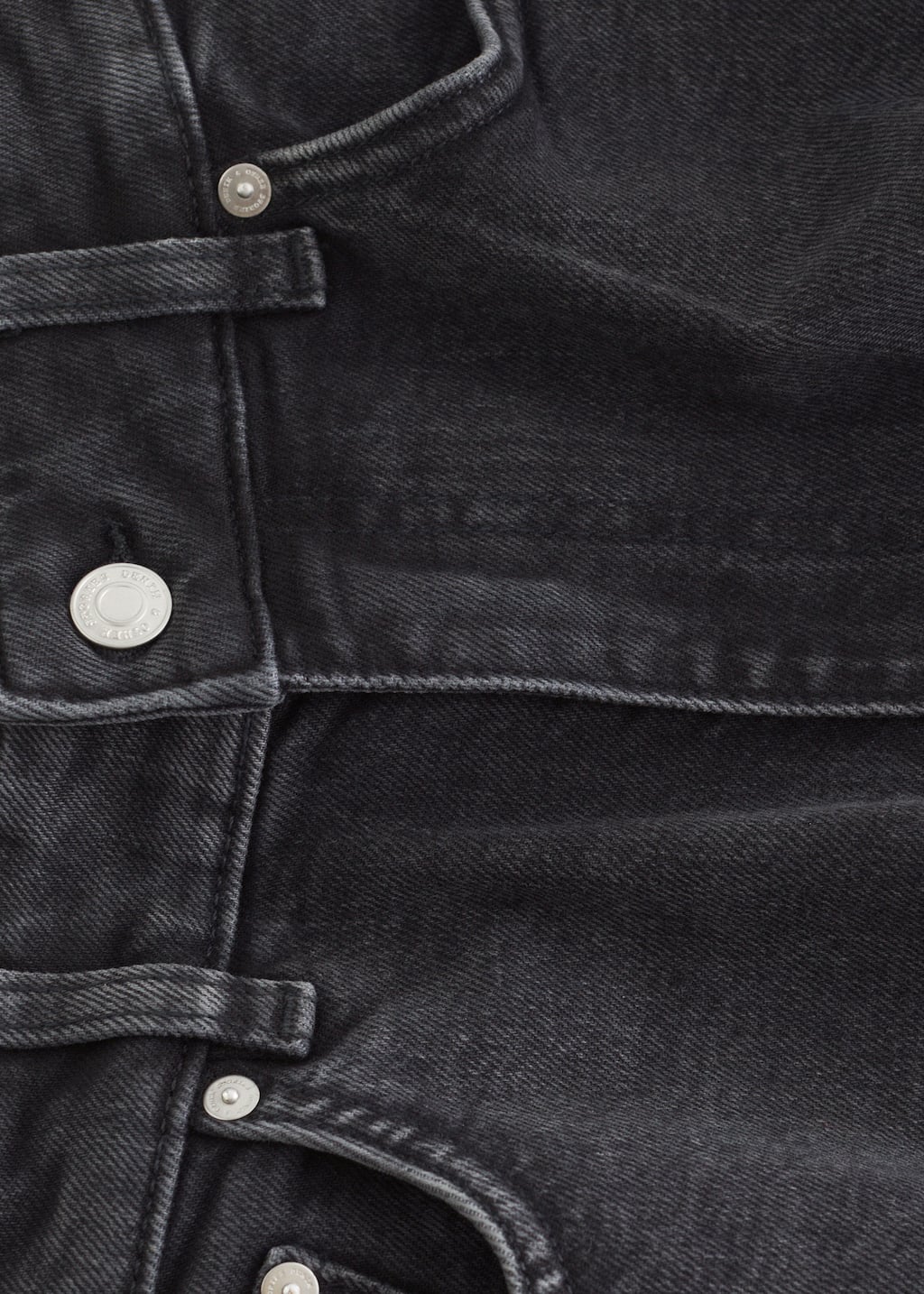 Image of Jeans med hög midja och raka ben