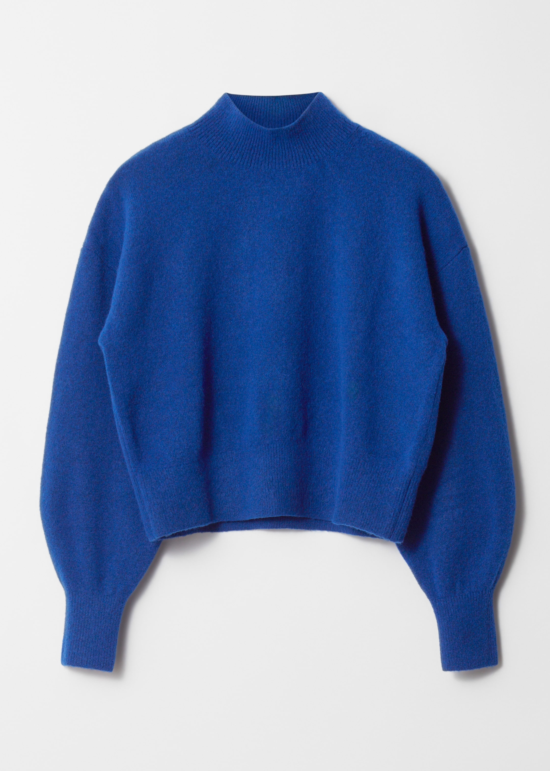Größeres Bild ansehen: Pullover mit Stehkragen - Königsblau - Ladies | H&M DE 1