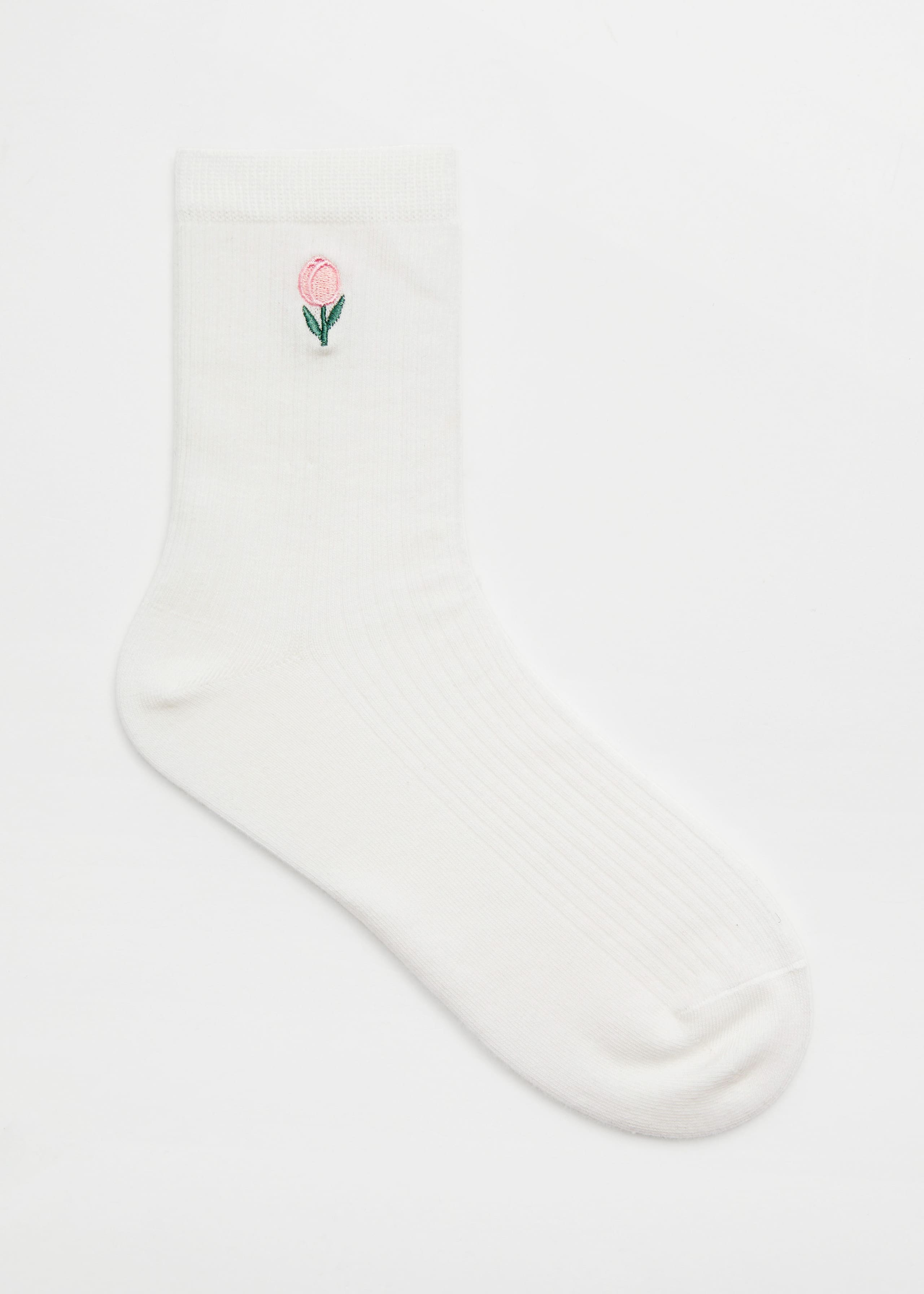 Calcetines tobilleros bordados