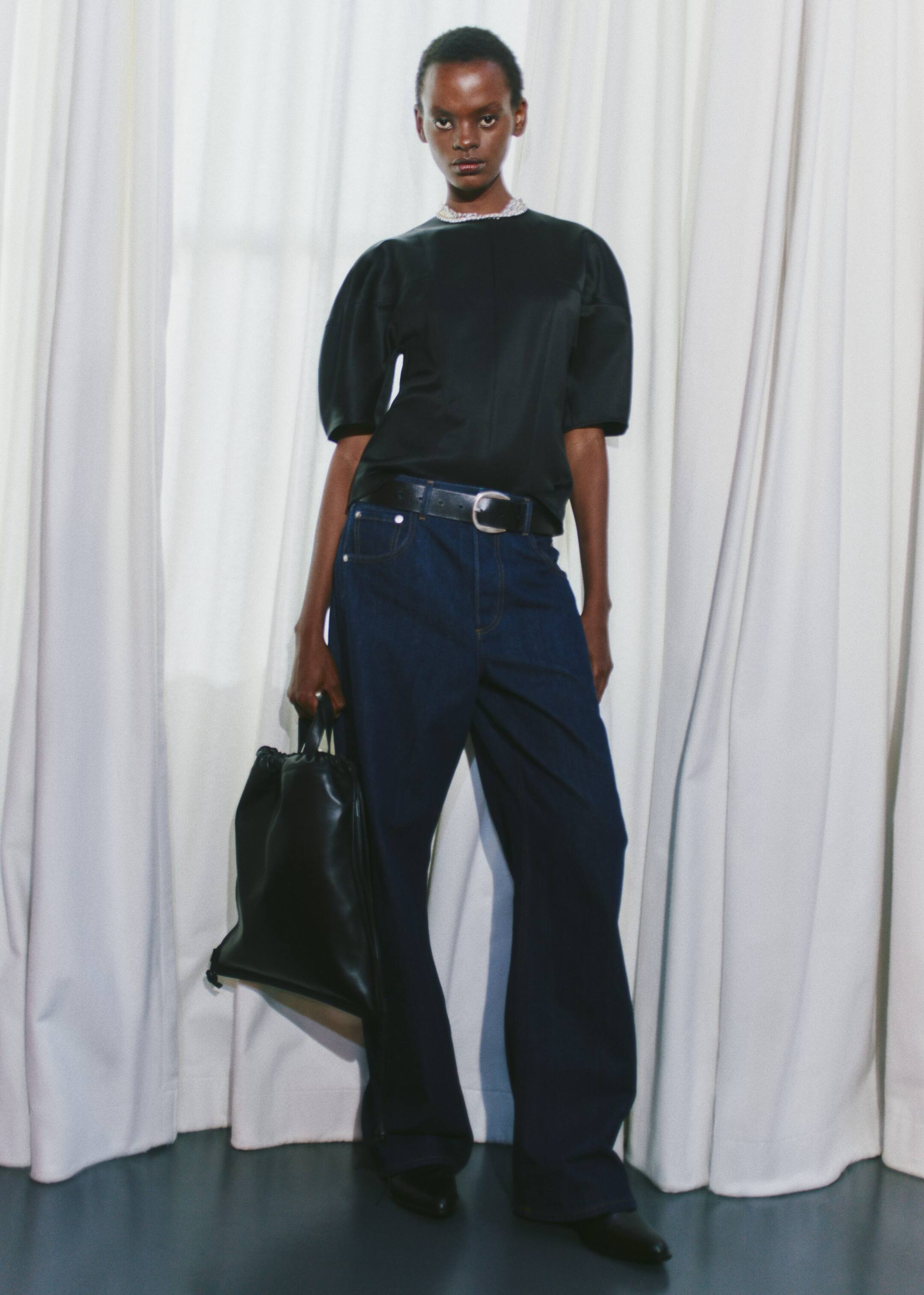 Größeres Bild anzeigen: Jeans mit Barrel-Bein - Dunkelblau - Ladies | H&M AT 9