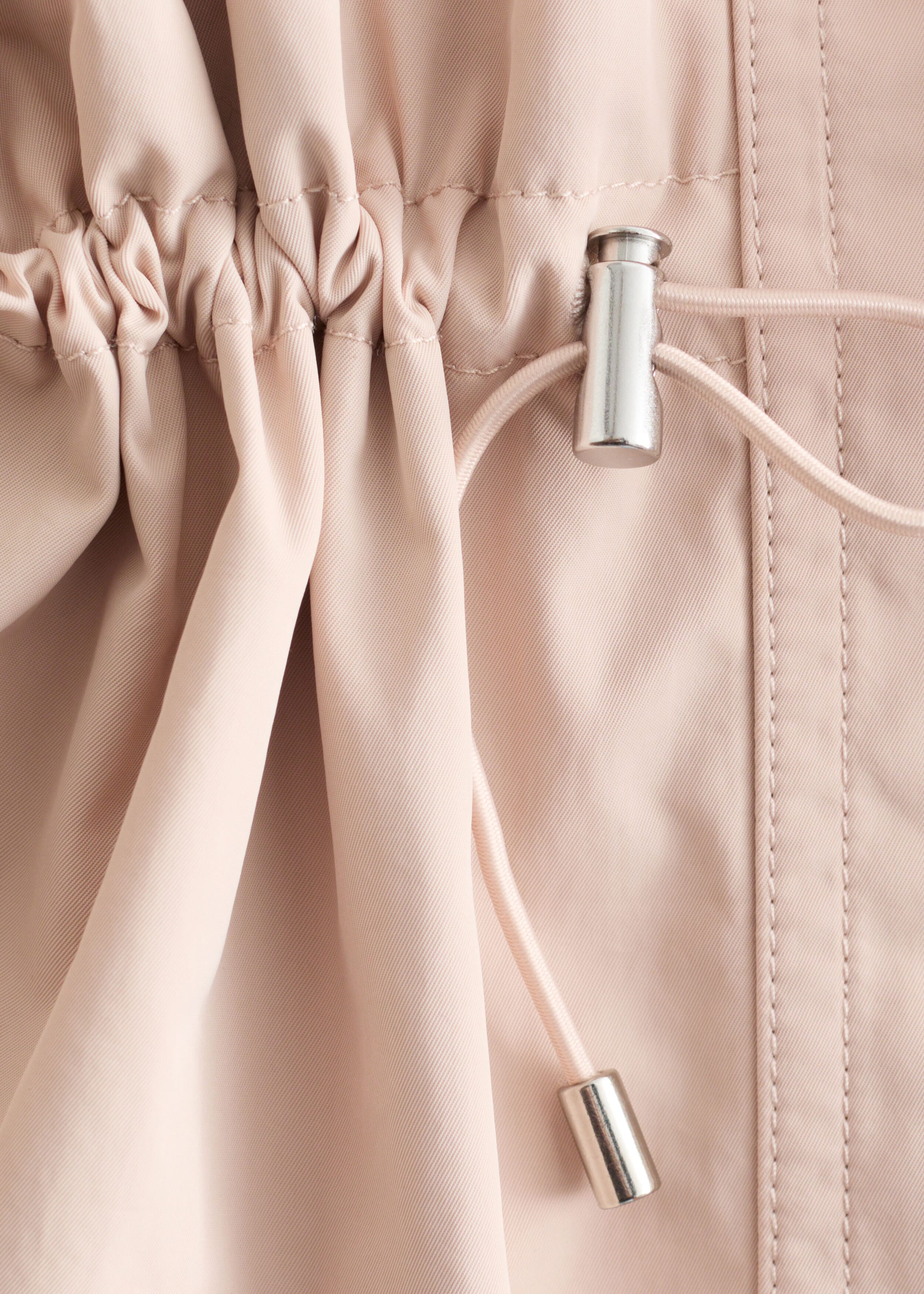 Nylon Funnel-Collar Jacket - {{variantName}} - Descriptive Detail