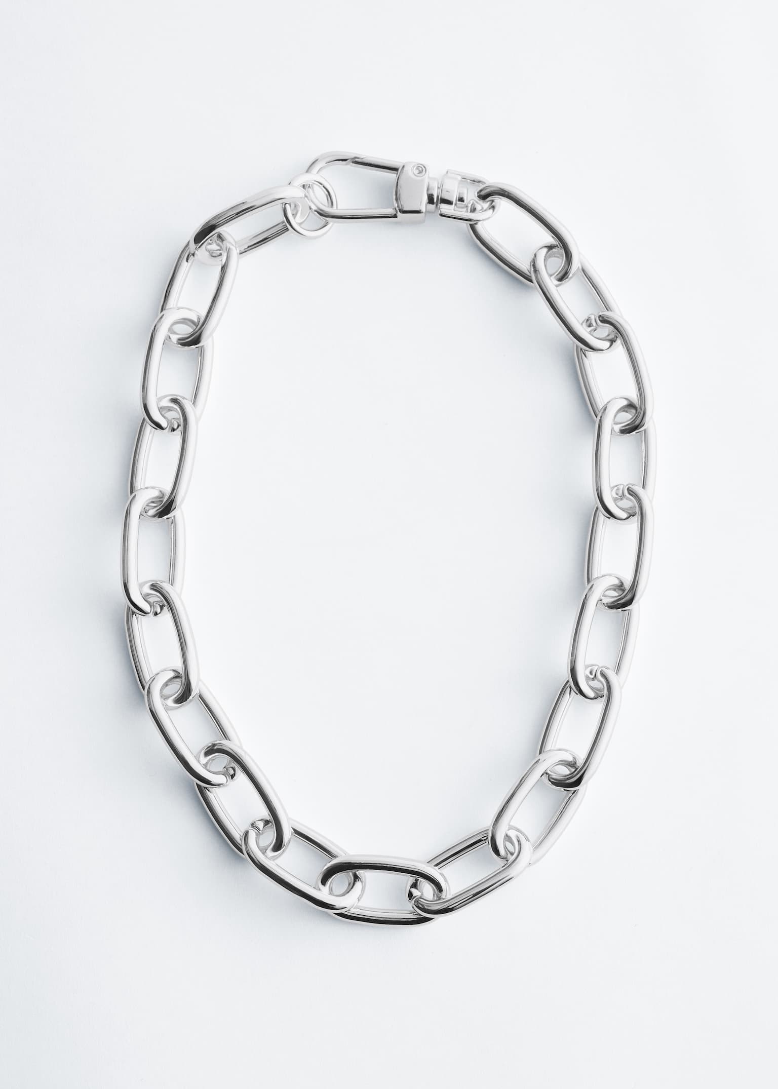 Collar de cadena gruesa - Plata/Oro