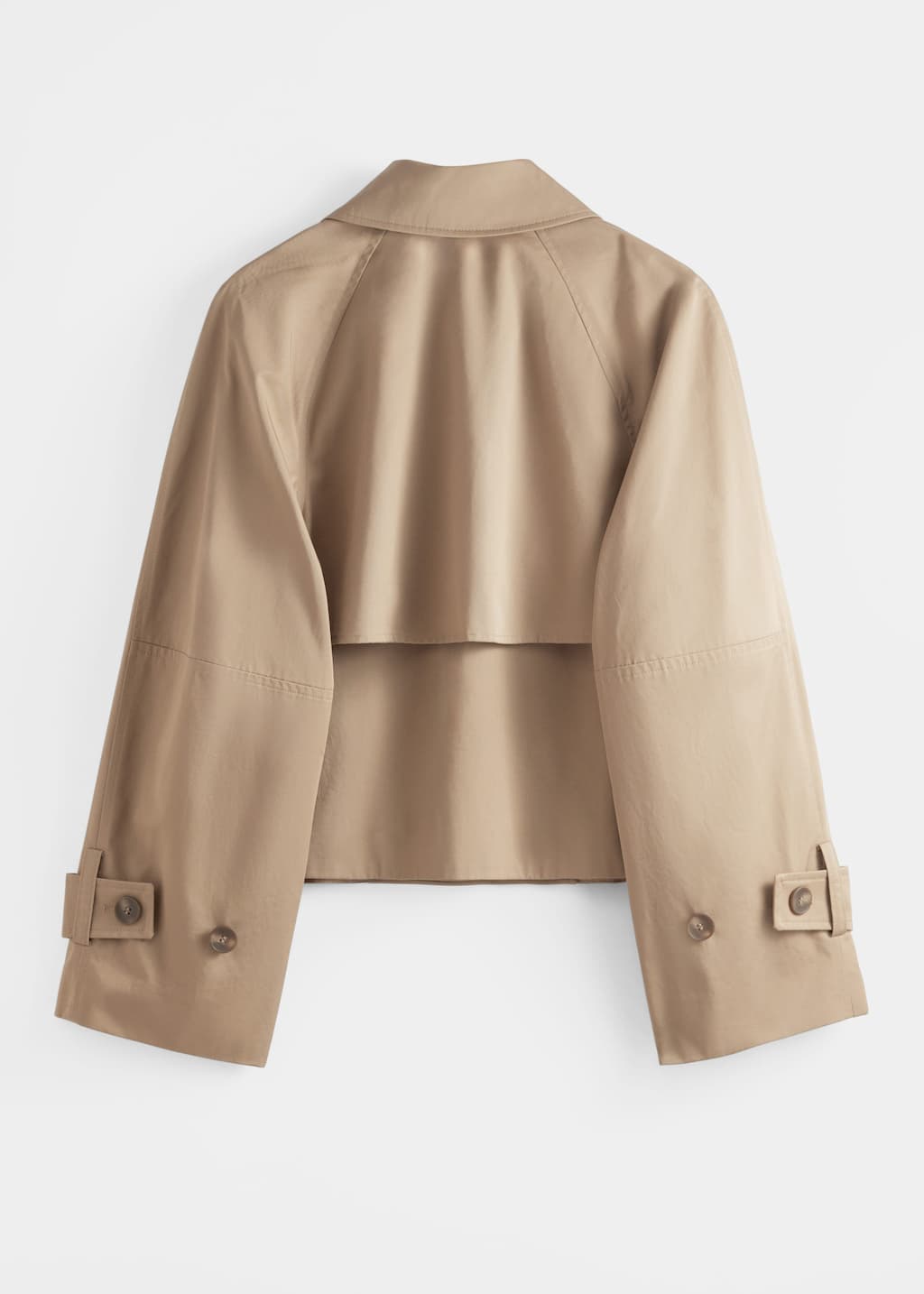 Image of Short Trench Coat Jacket