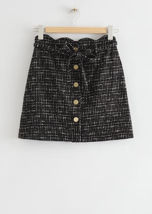 Checked Black
