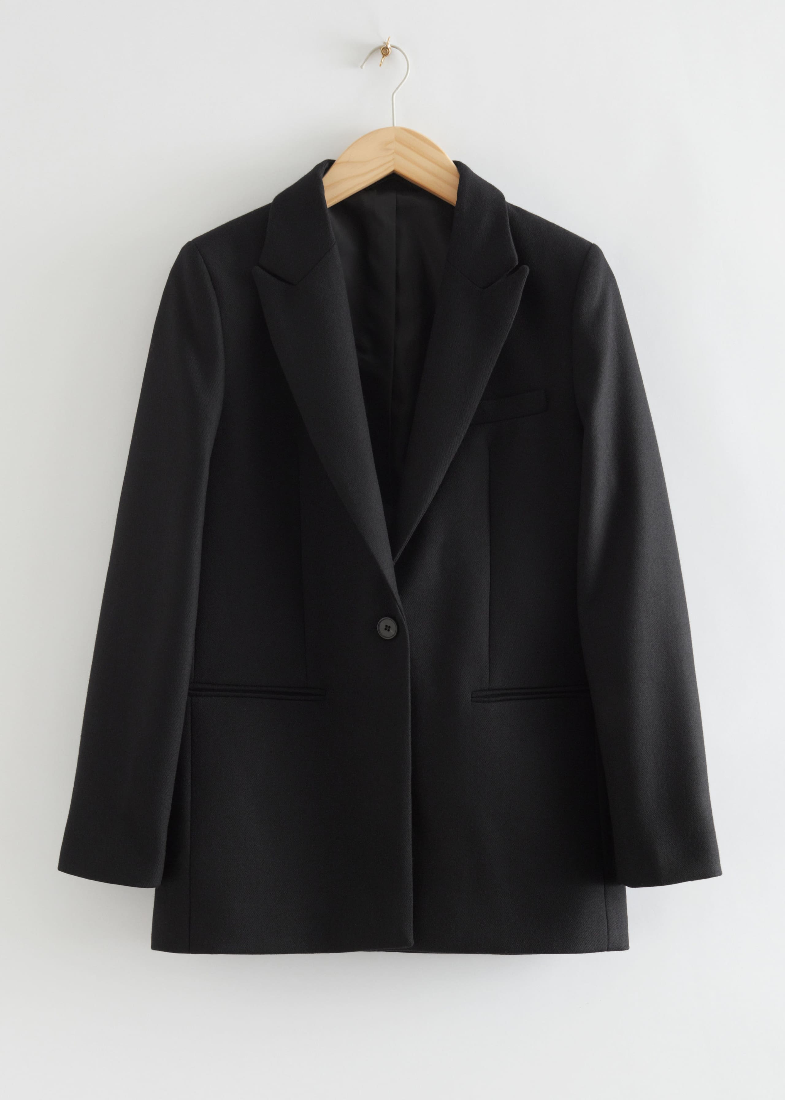 Single Breasted Wool Blazer
