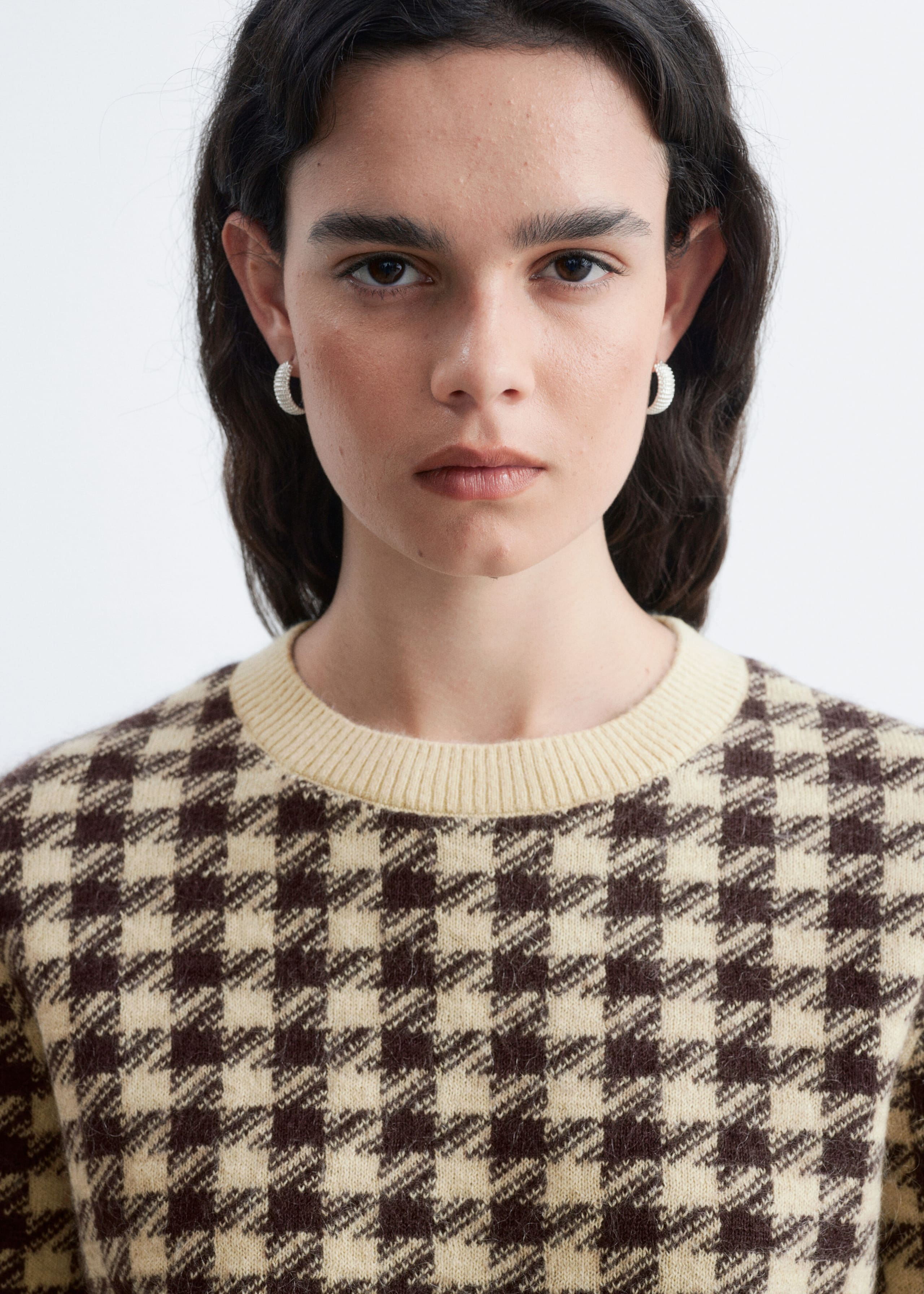 Mohair Blend Top - Dark Blue/Cool Blue - Lookbook