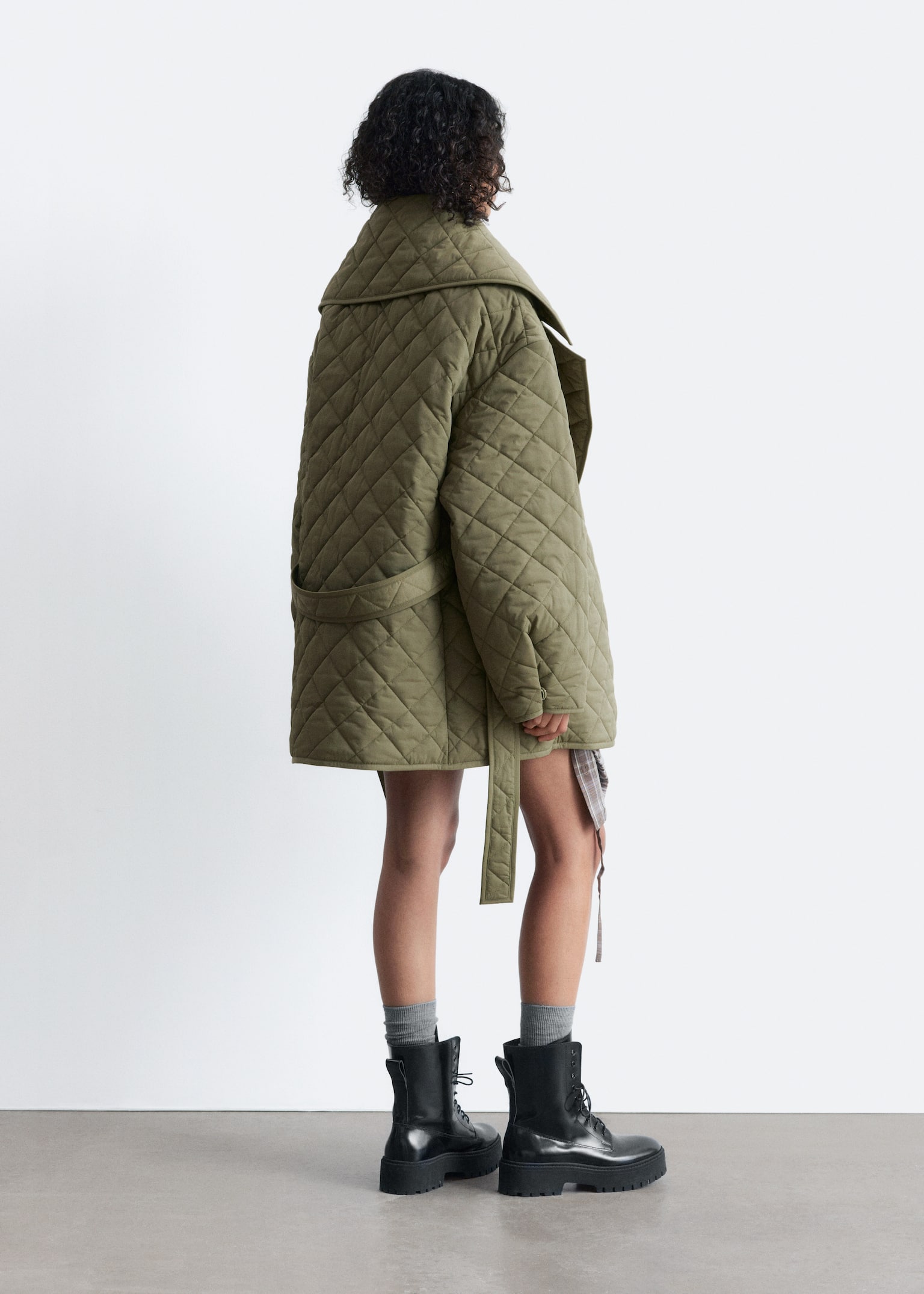 Veste matelassée - Vert kaki/Noir - 9