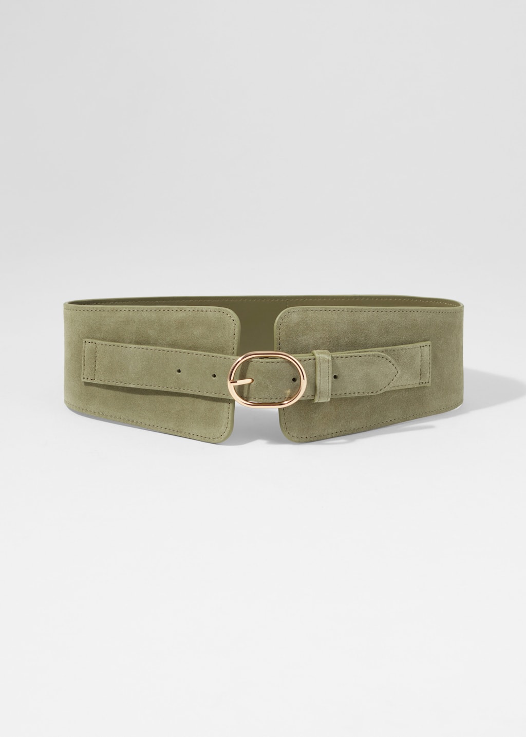 Image of Wide Suede Waist Belt