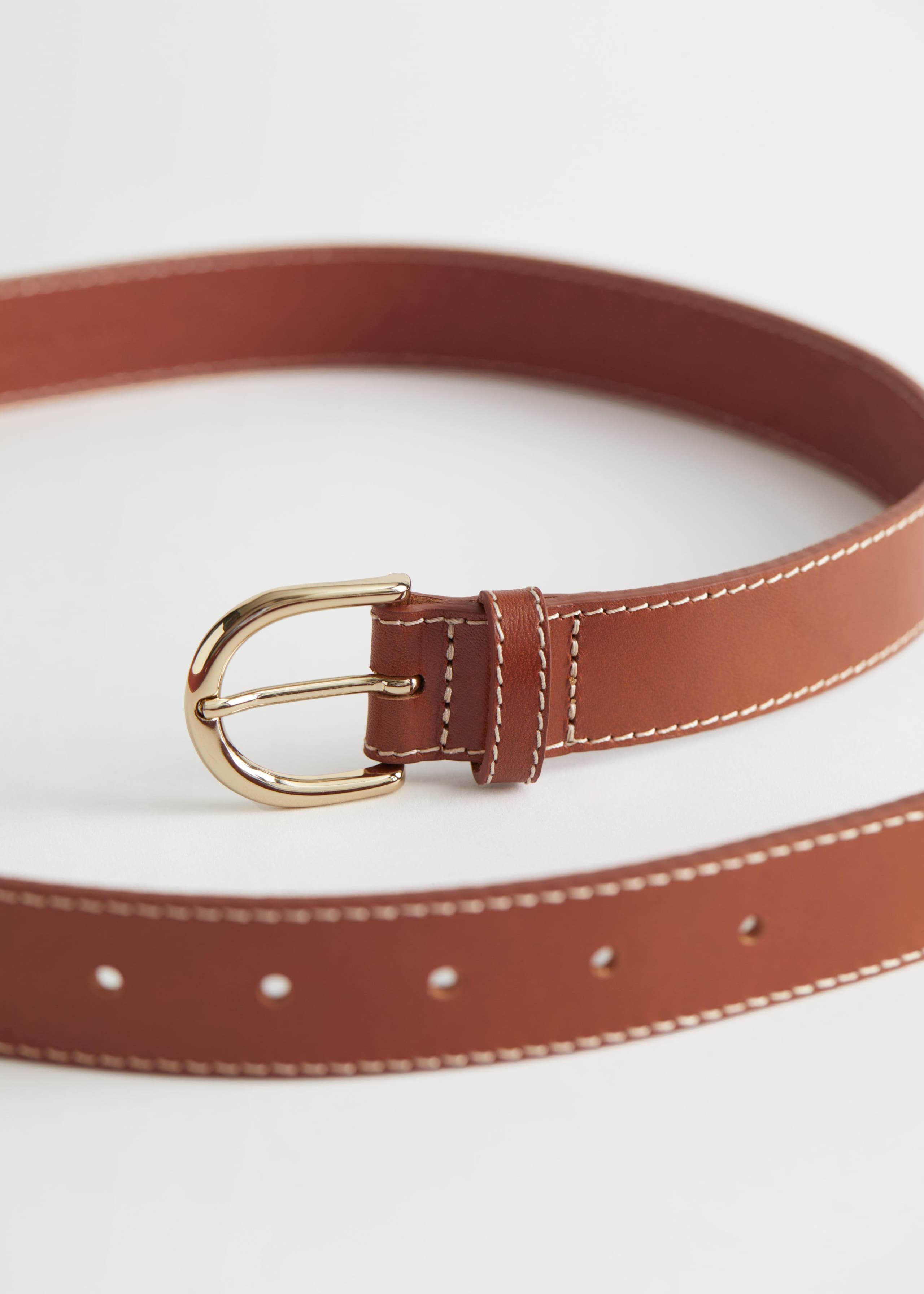Leather Belt - Cognac - Still Life