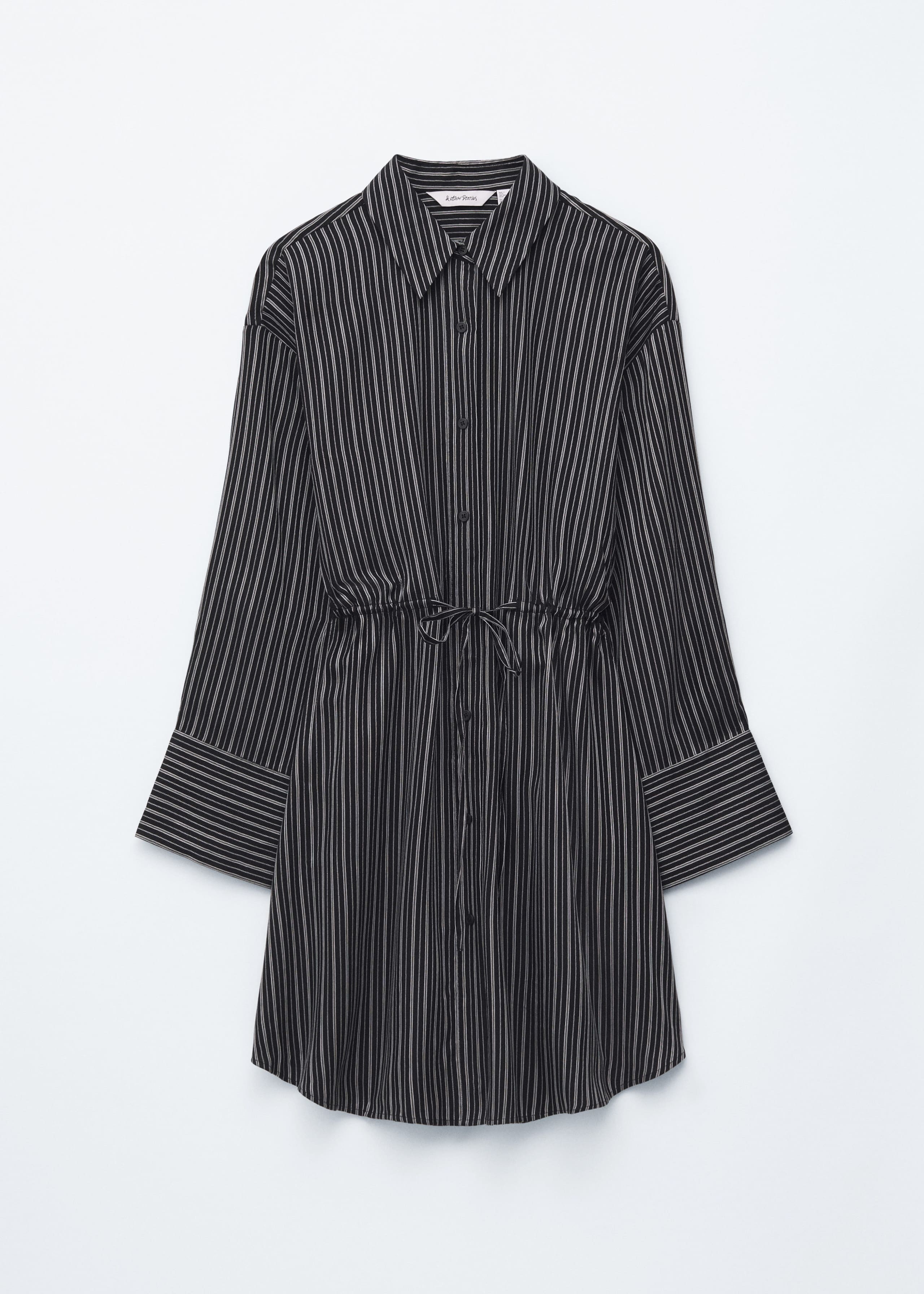 Image of Vestido camisero mini de corte holgado