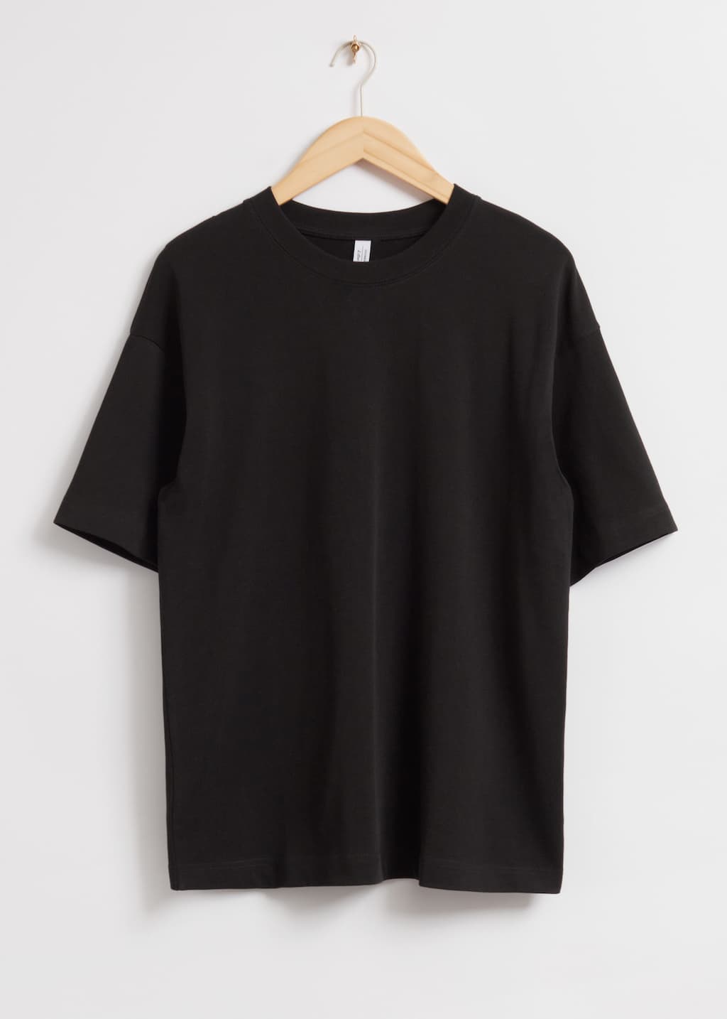 T-Shirt oversize en jersey de coton - Noir - Still Life