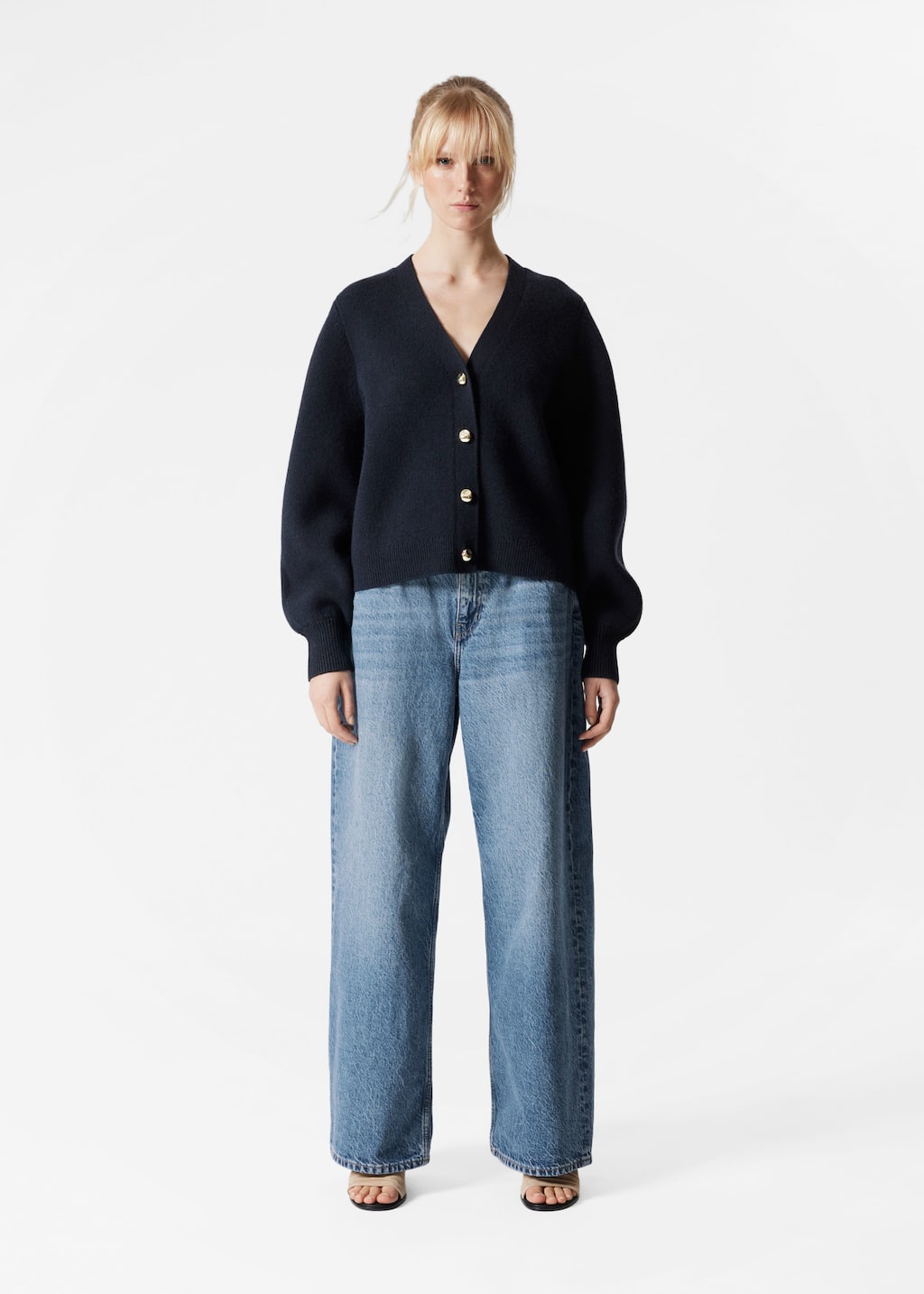 Image of Relaxed Knit Cardigan