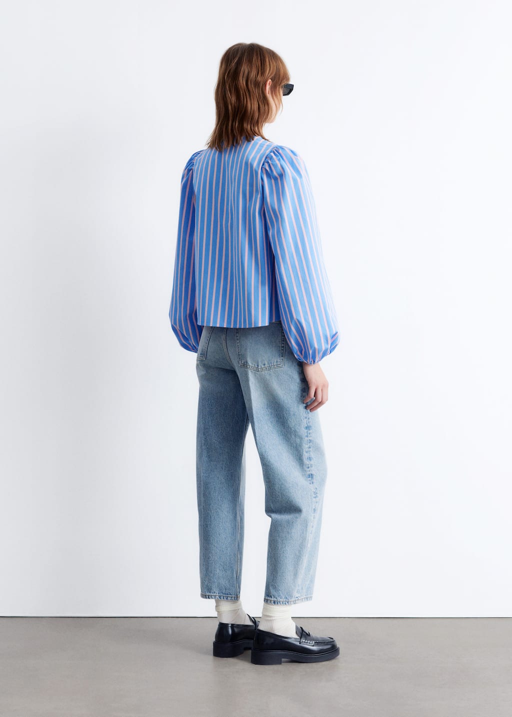 Image of Tie-Front Blouse