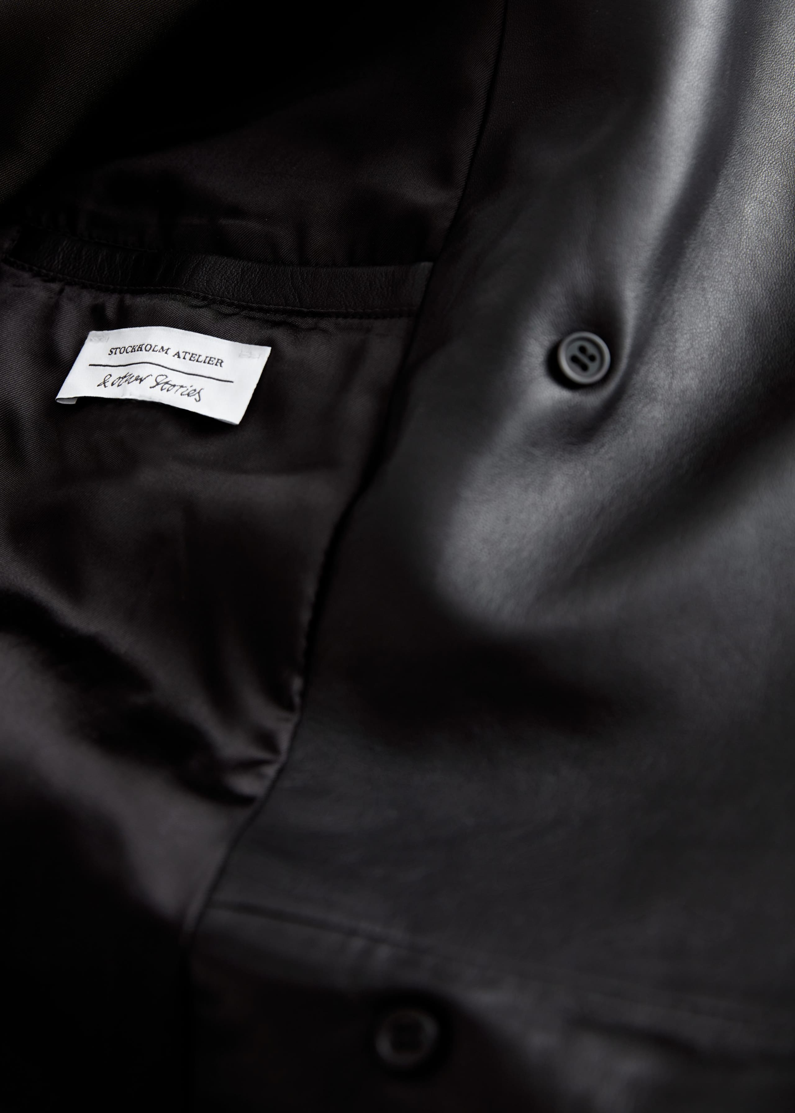 Image of OversizedLeatherTrenchCoat