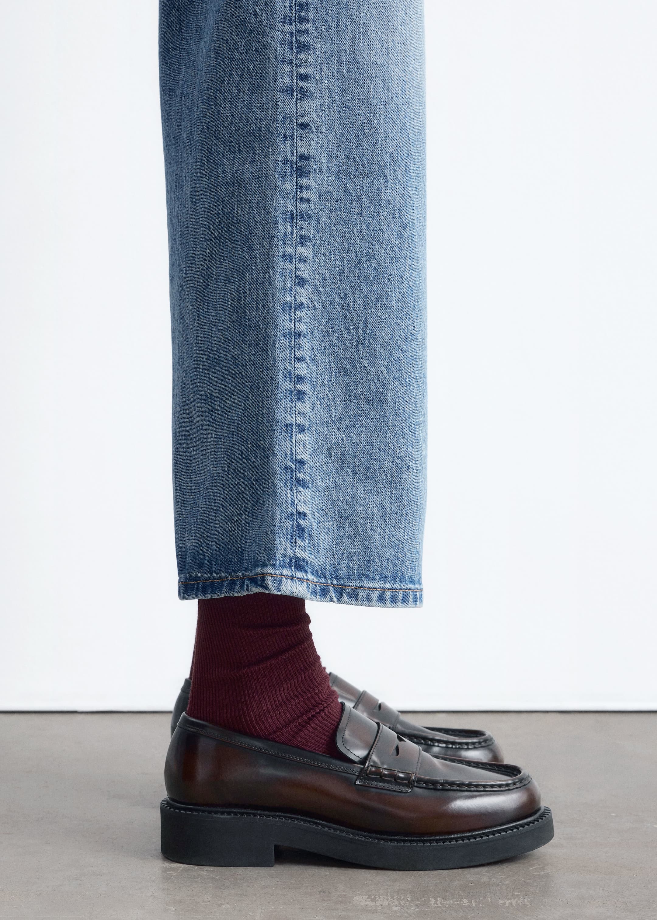 View larger image: Chunky Leather Loafers - Dark Brown - Ladies | H&M GB 1