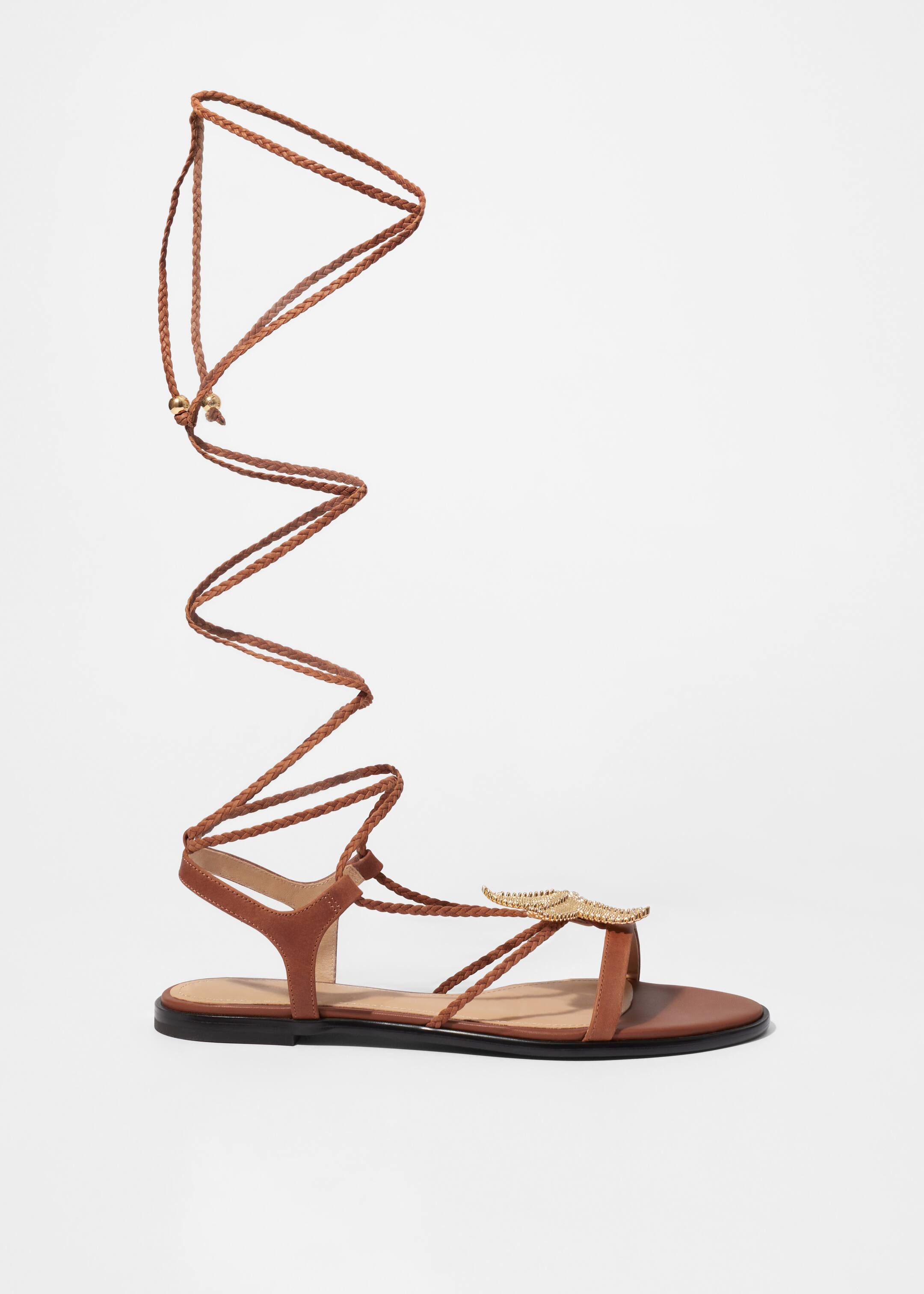 Vezi imaginea mai mare: Sandale cu barete decorate - Maro - FEMEI | H&M RO 2