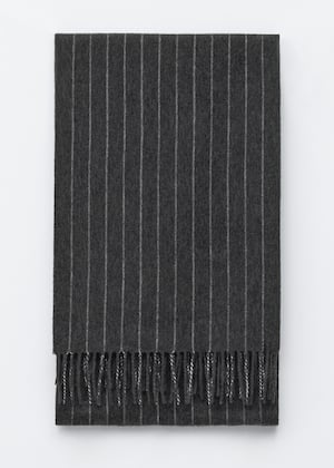 Dark Grey Pinstripe