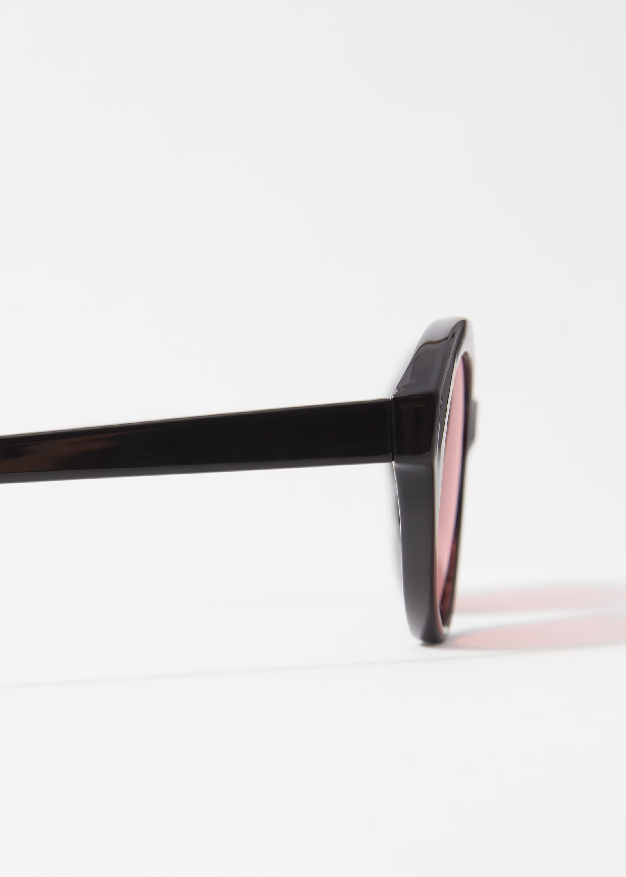 Agrandir l'image: Lunettes de soleil à monture ovale - Noir/Bordeaux - FEMME | H&M FR 5