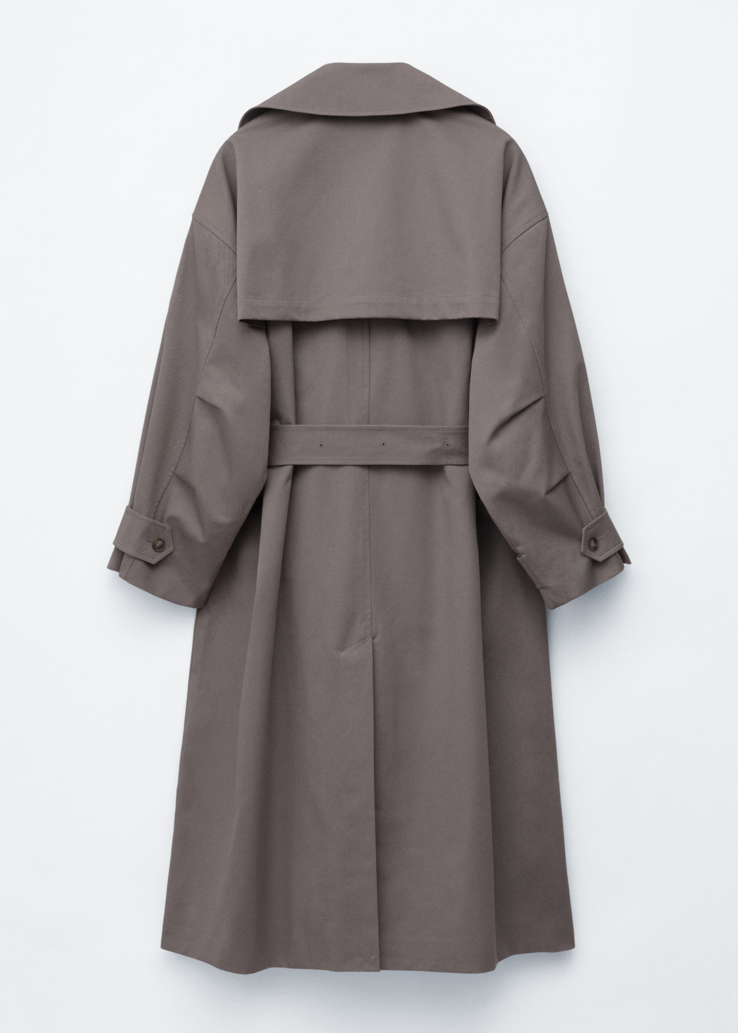 Image of Double-Breasted Trench Coat