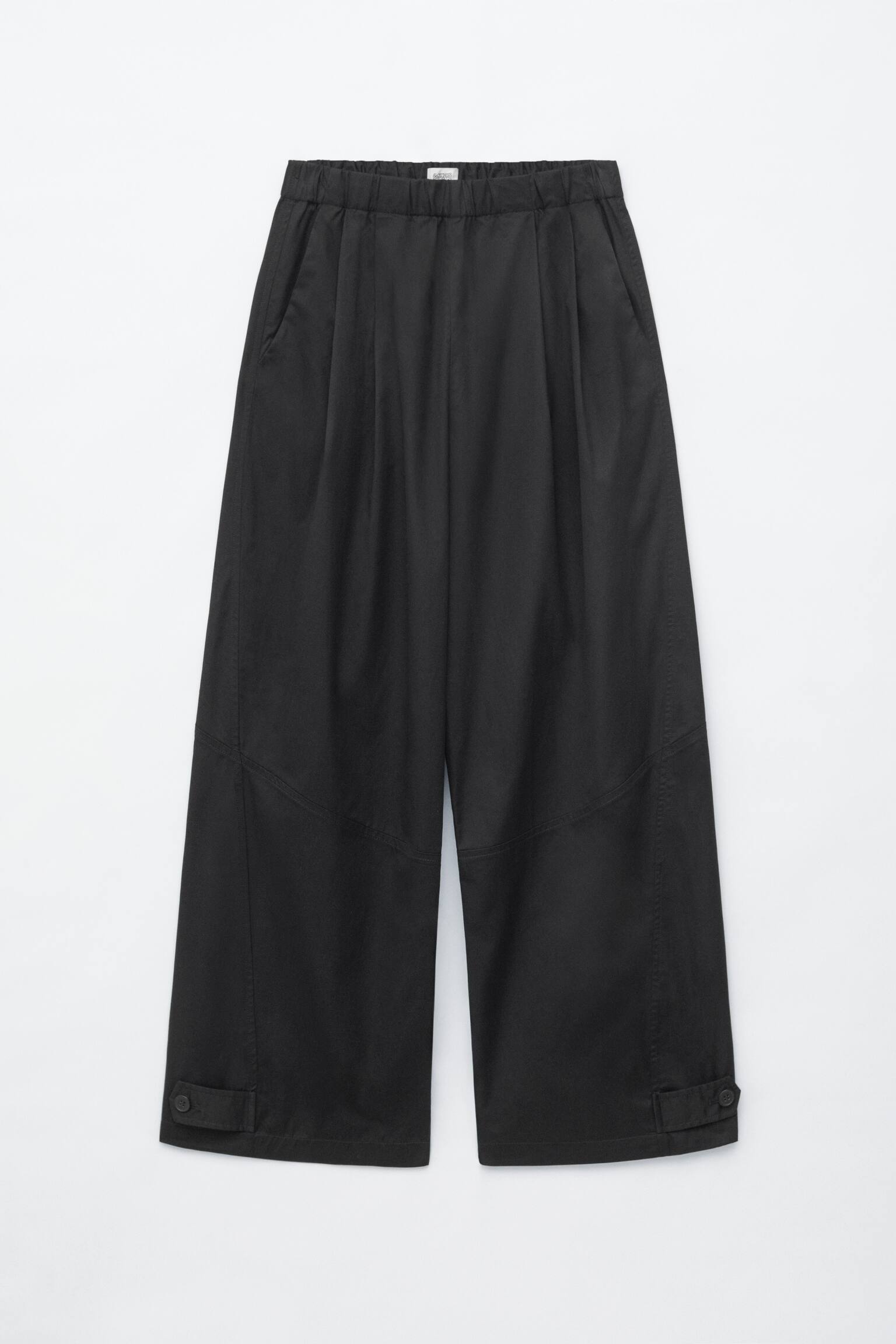 Pull-on-Fallschirmhose - Schwarz - 1