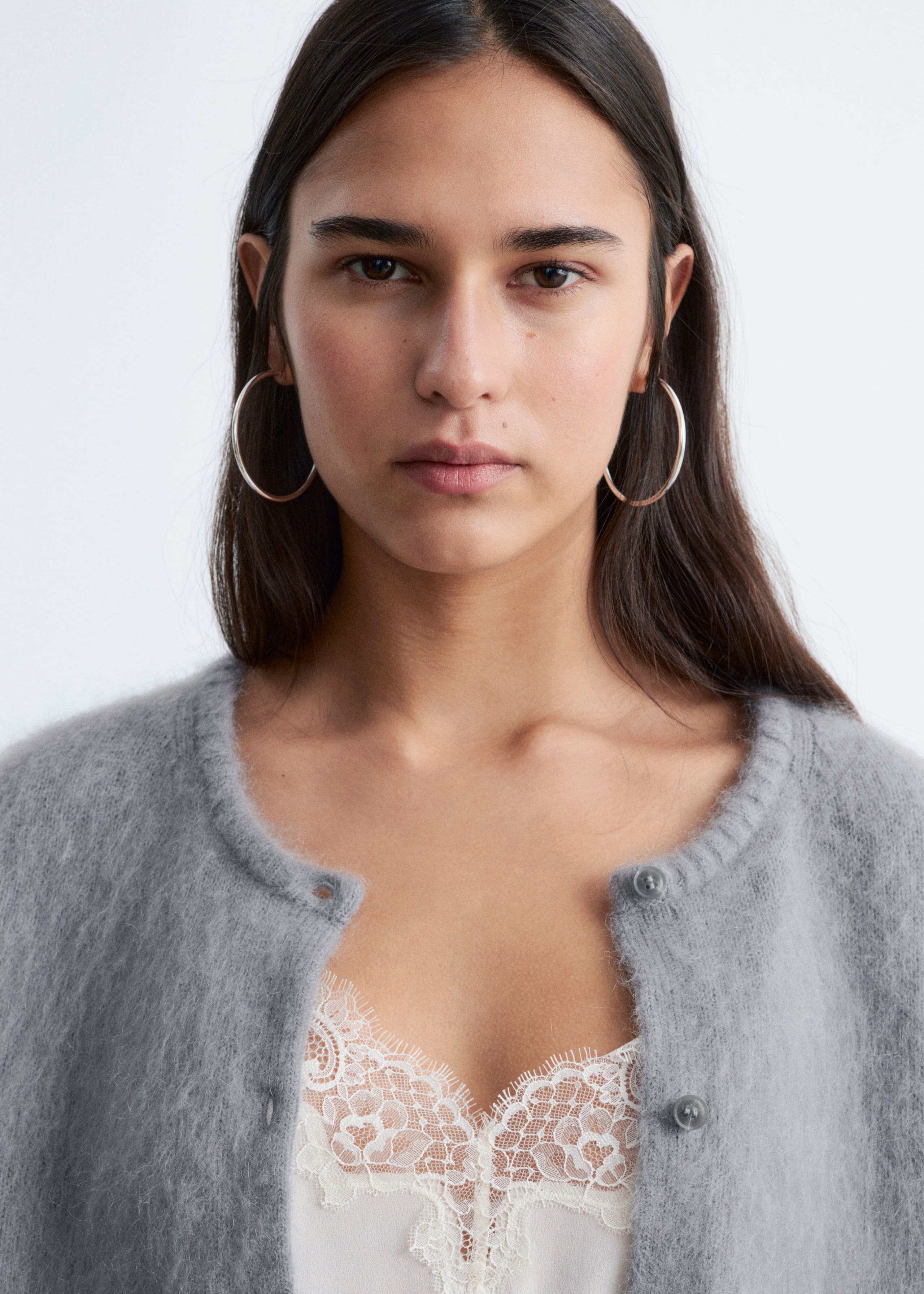 Image of Brushed Mohair-Blend Cardigan