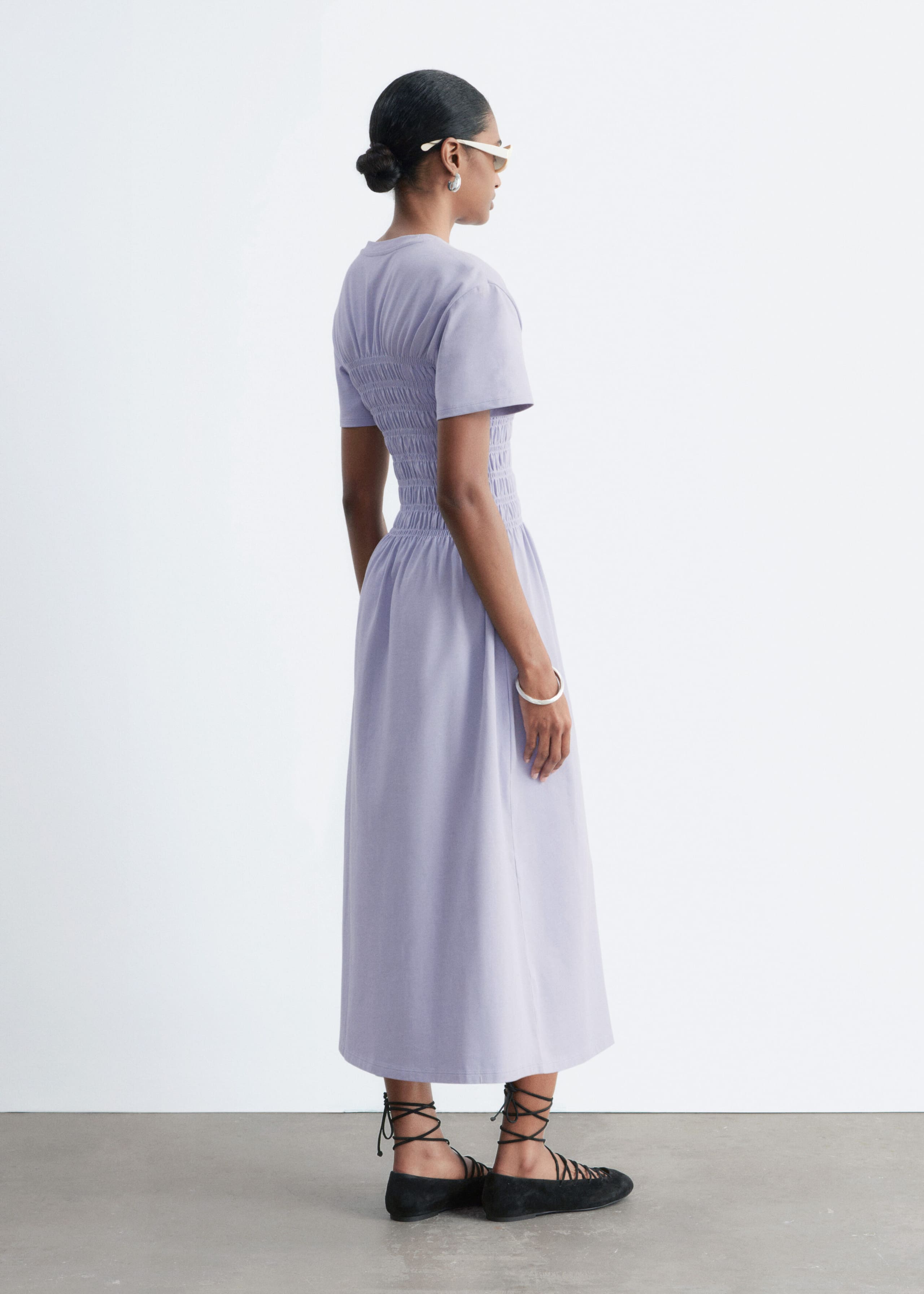 Image of Smocked Midi Dress