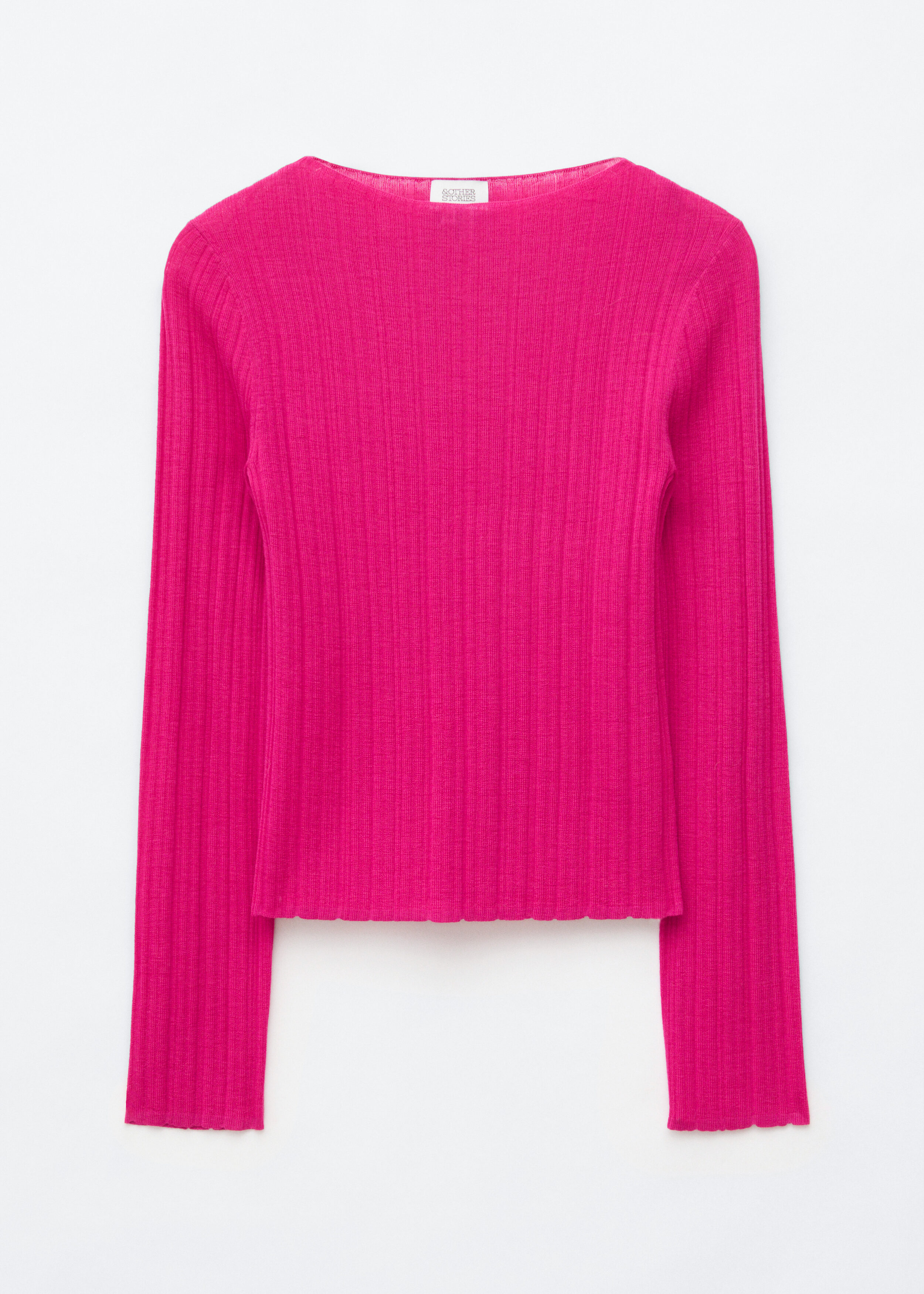 トップス FLATCORD YARN WIDE RIBKNIT BOAT NECK P/O トップス FLATCORD YARN WIDE RIBKNIT BOAT NECK P/O