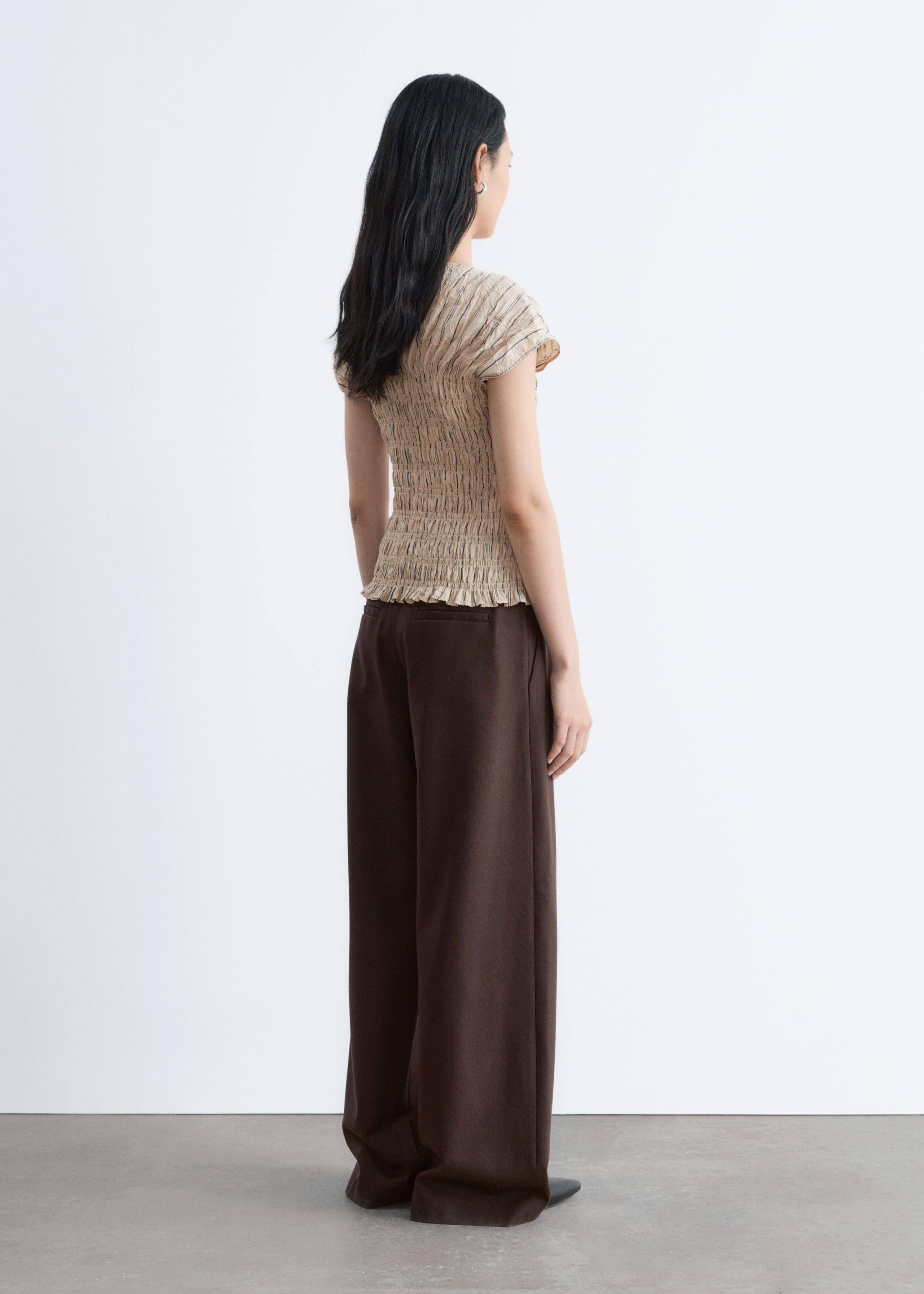 Image of Smocked Boatneck Top