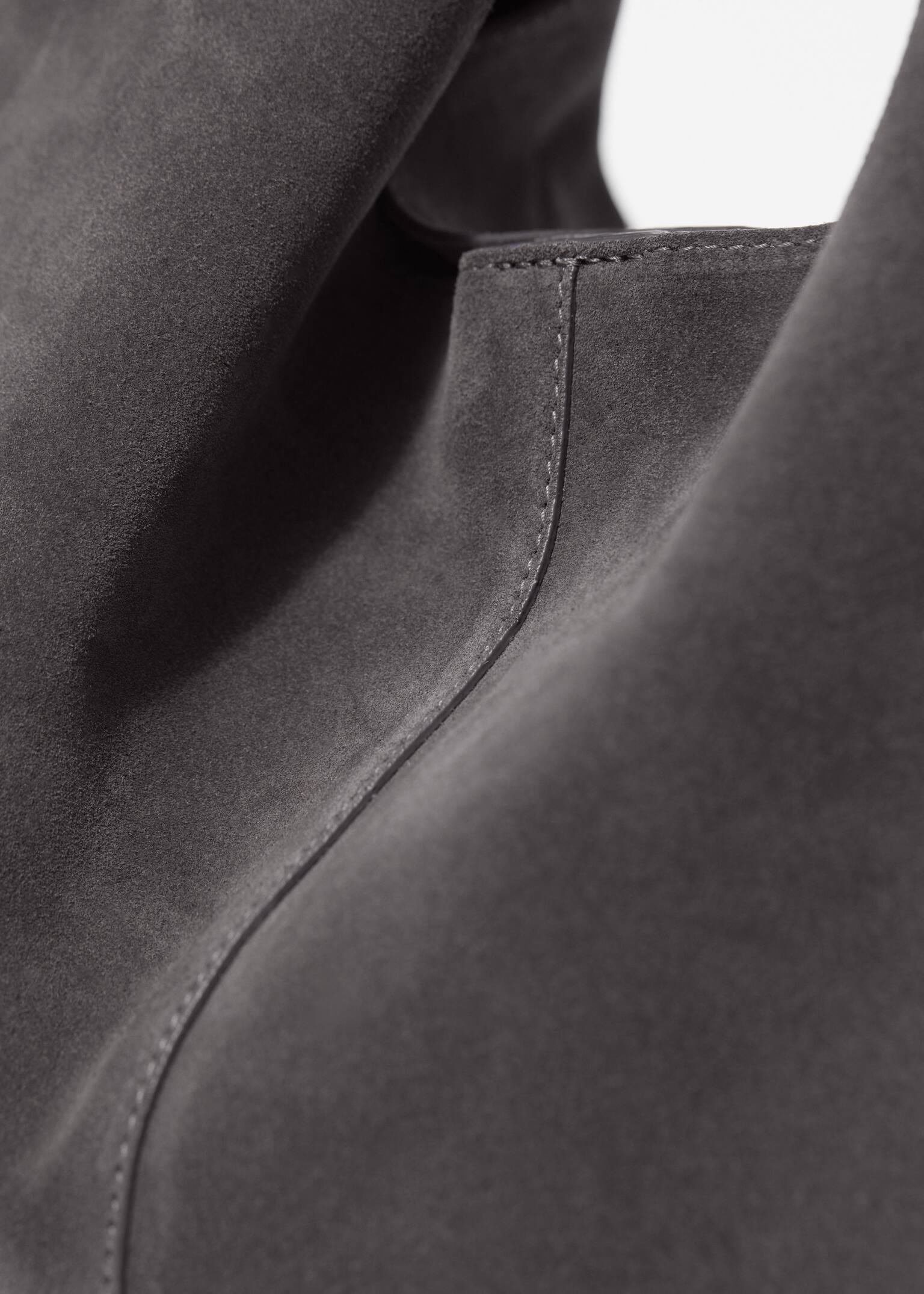 Geantă Tote Mare din Velur - Dark grey/Maro/Roșu închis/Rugină/Suede Burgund/Verde/Albastru deschis - 5