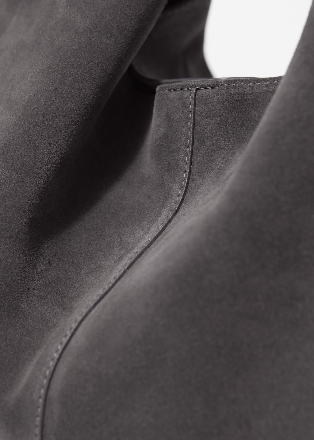 Image of Large Suede Tote Bag