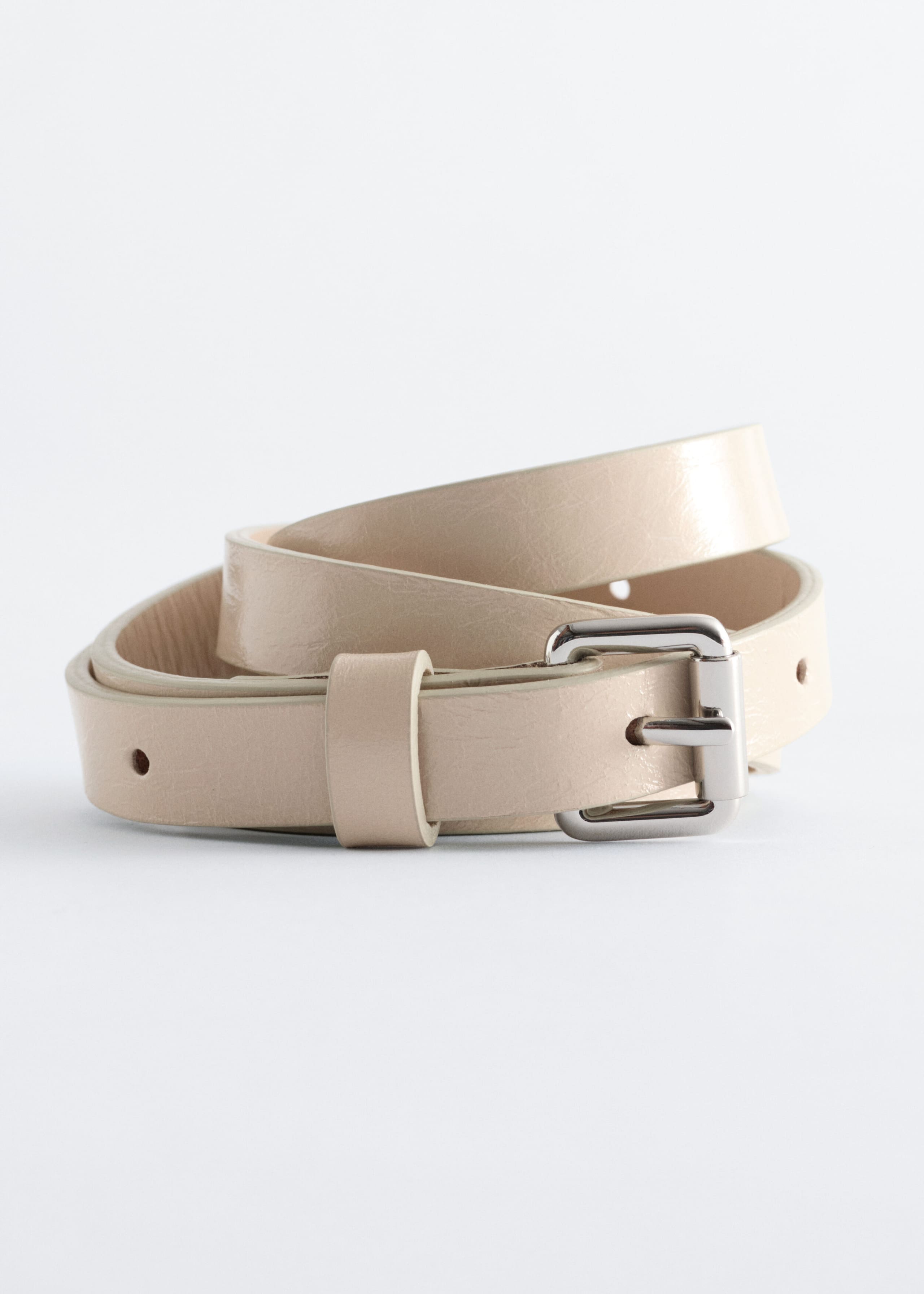 Image of Slim Leather Belt