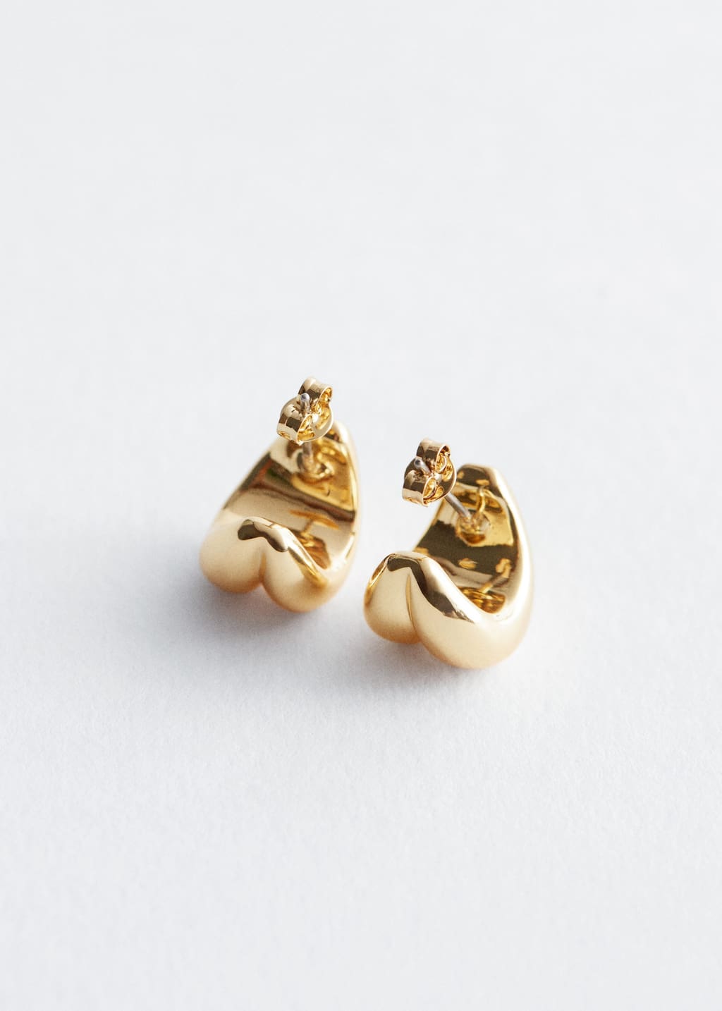 Image of Two-Part Dome Earrings
