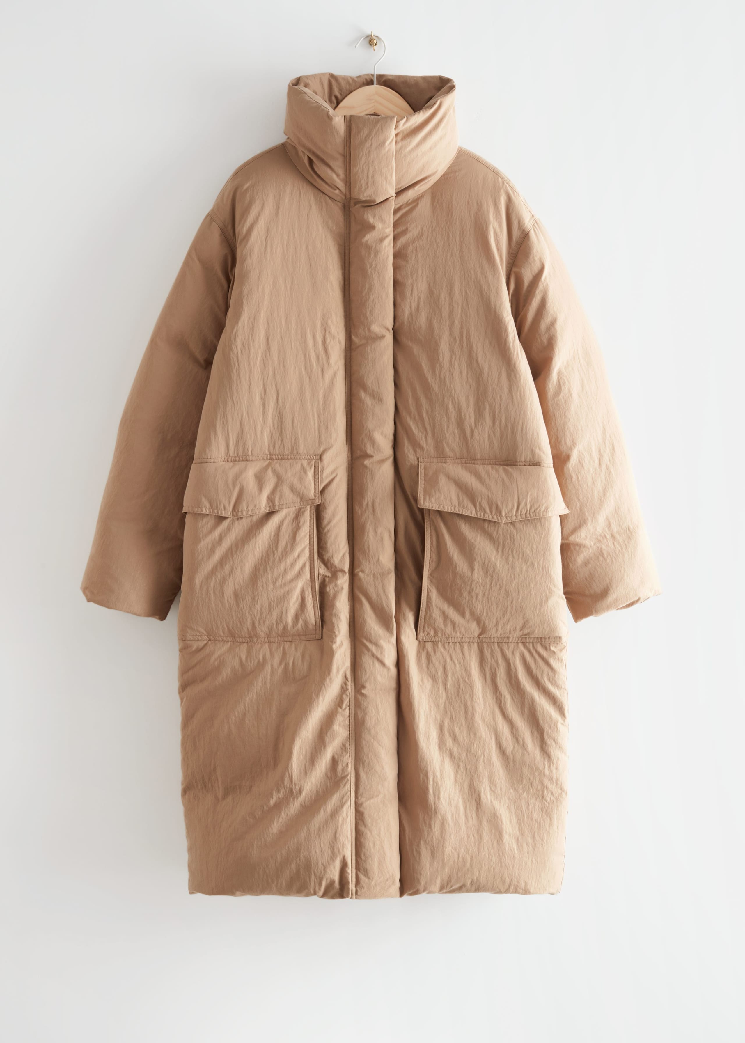 Oversized Down Coat - Black - Bodegón