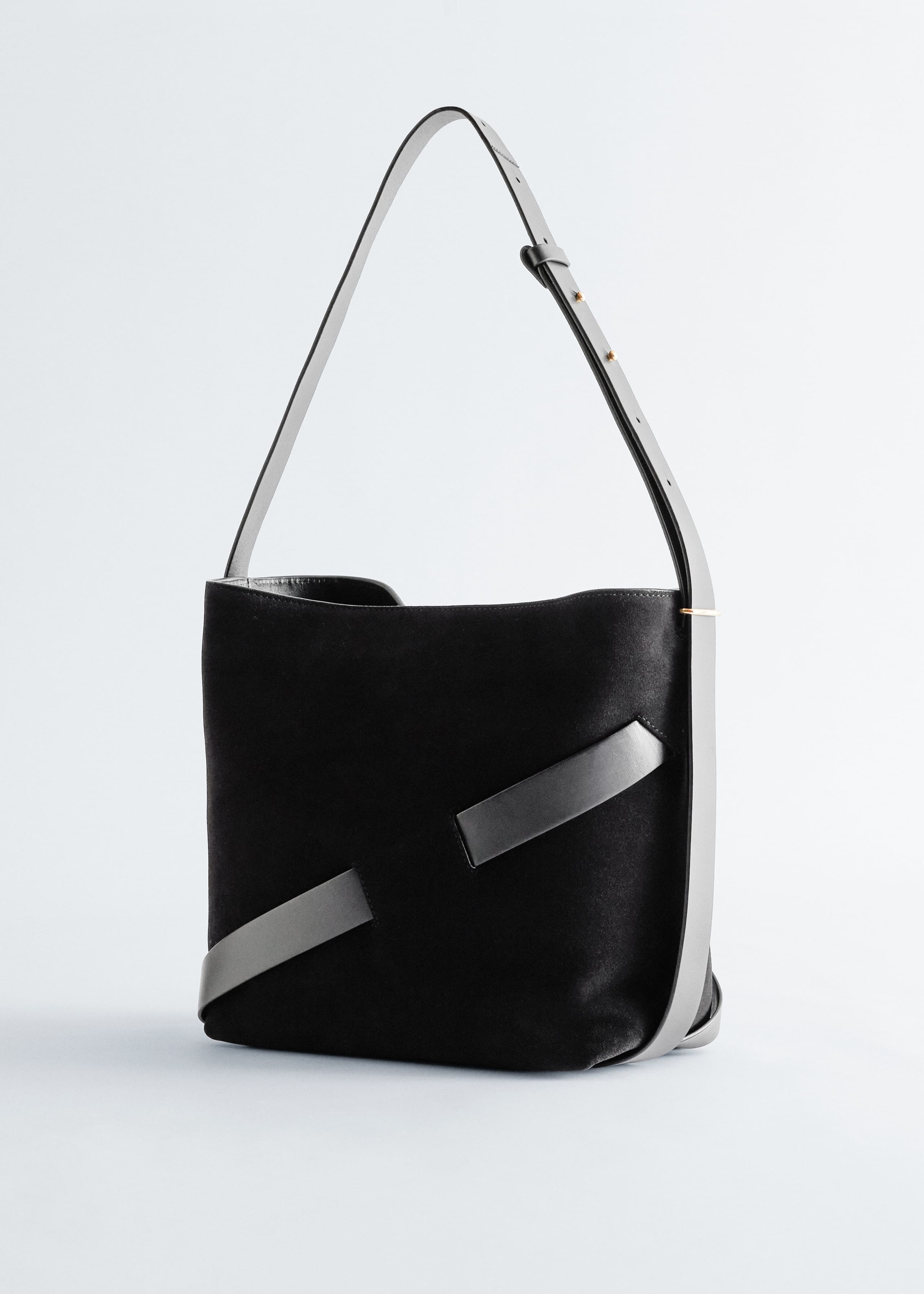 Image of Suede Bucket Bag