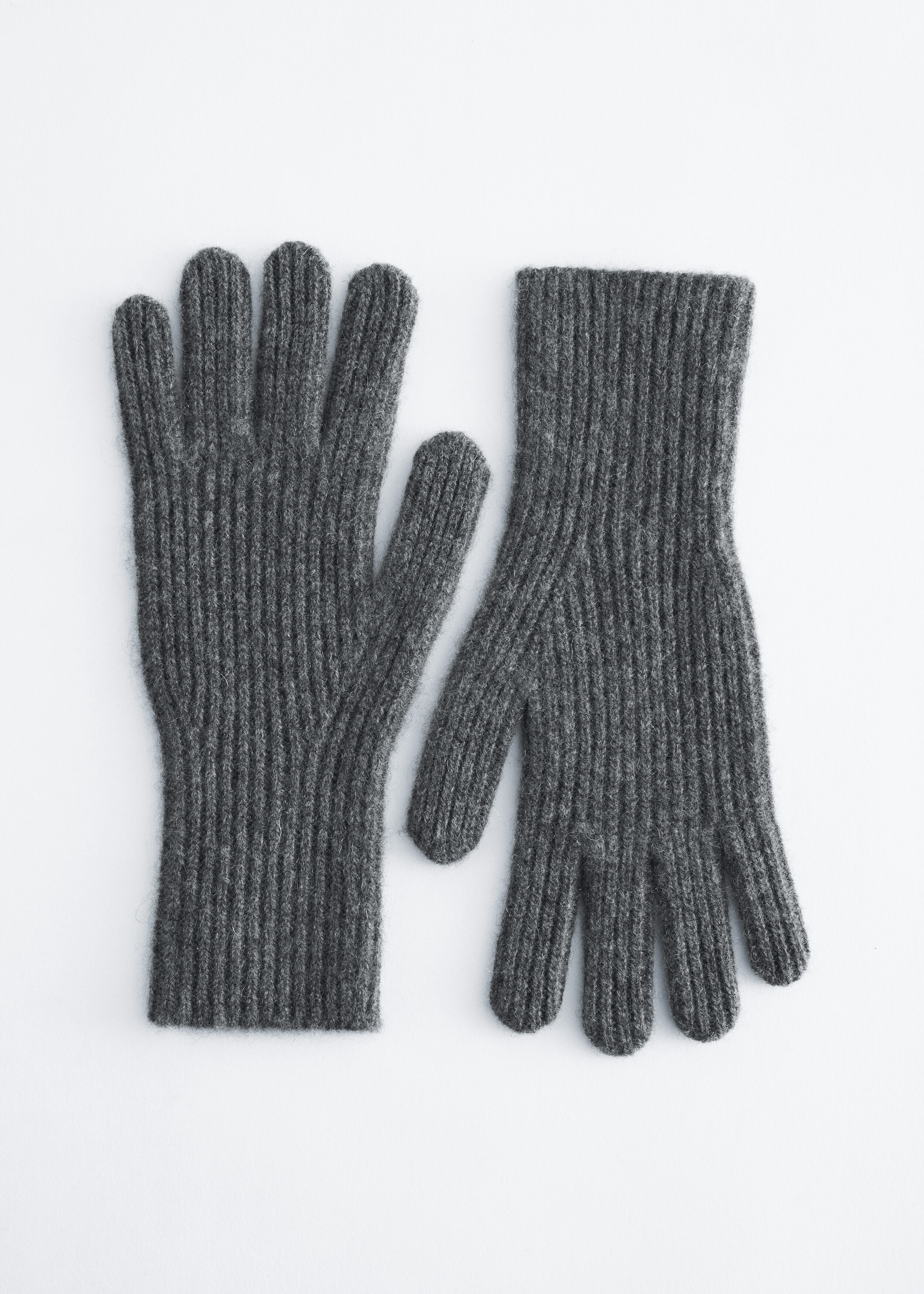 Ribbed Cashmere Gloves by & Other Stories